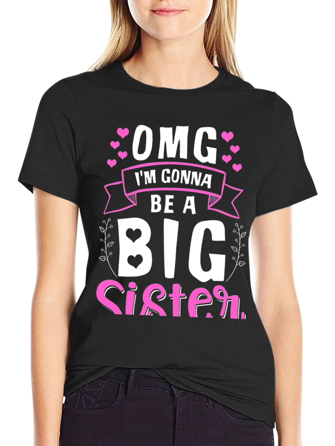 OMG Im Gonna Be A Big Sister T-Shirt