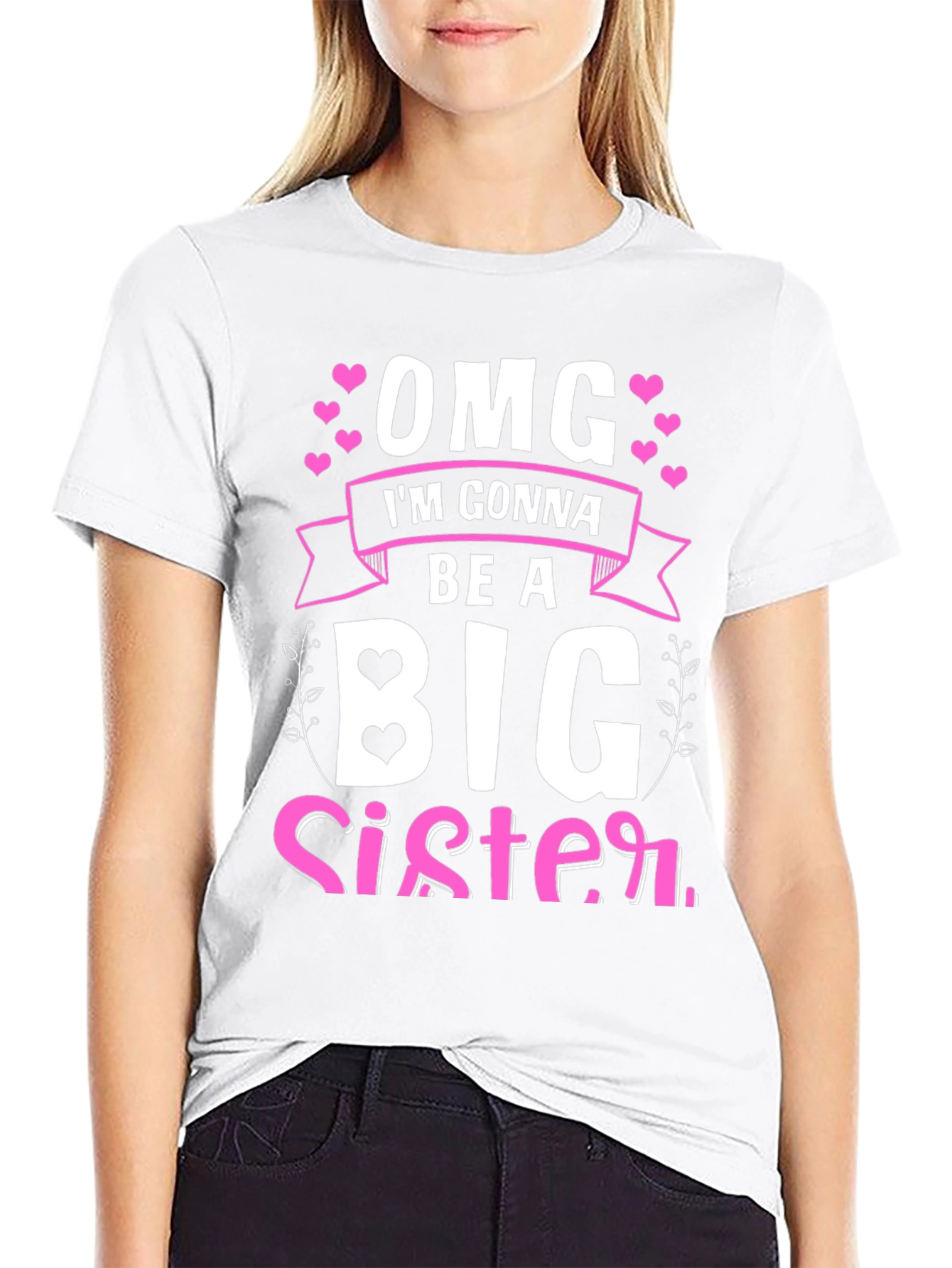 OMG Im Gonna Be A Big Sister T-Shirt