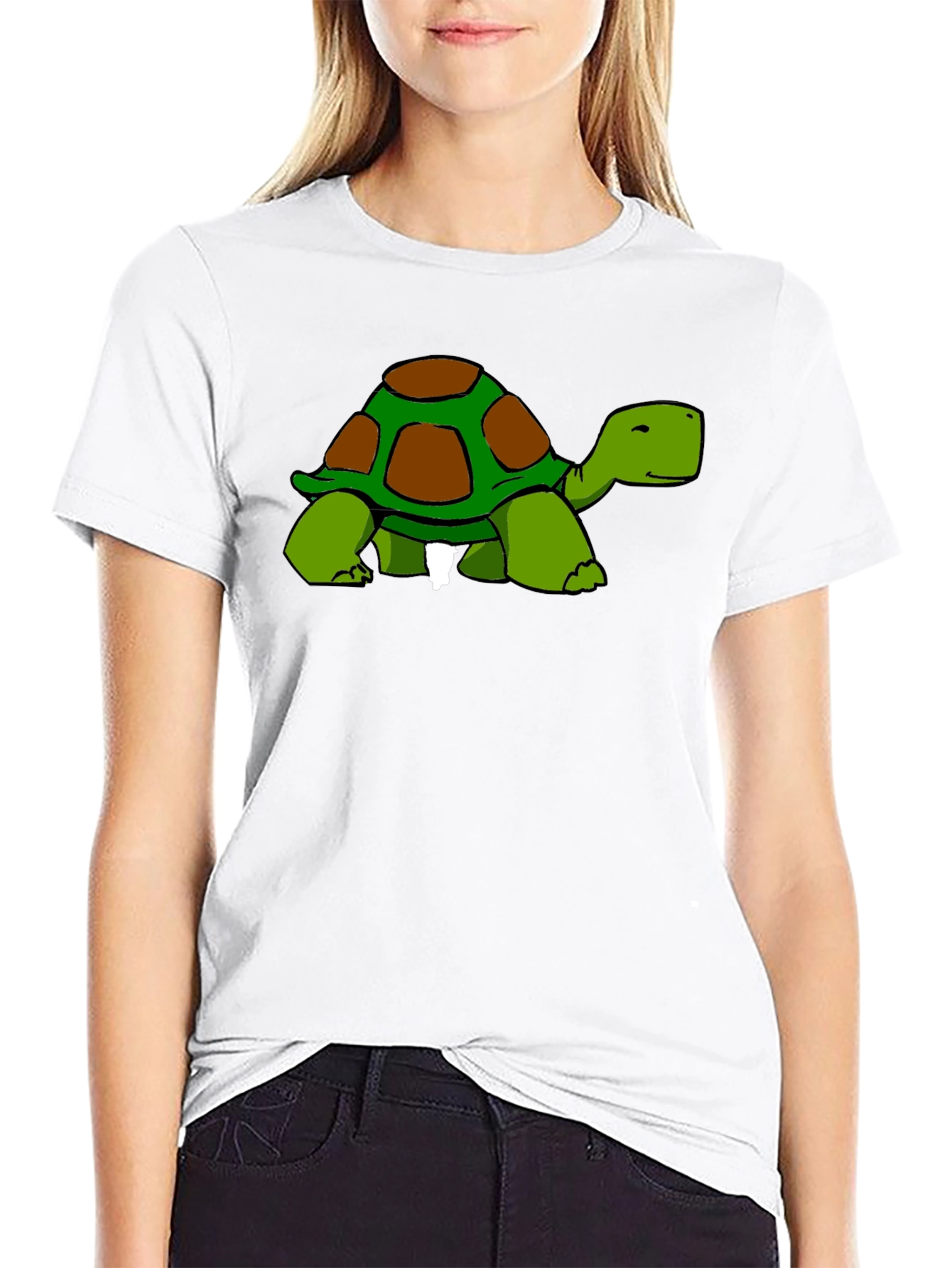 Turtle Graphic T-Shirt - Casual Style