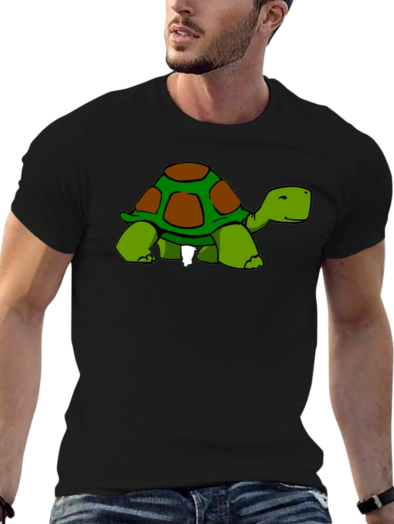 Turtle Graphic T-Shirt - Casual Style
