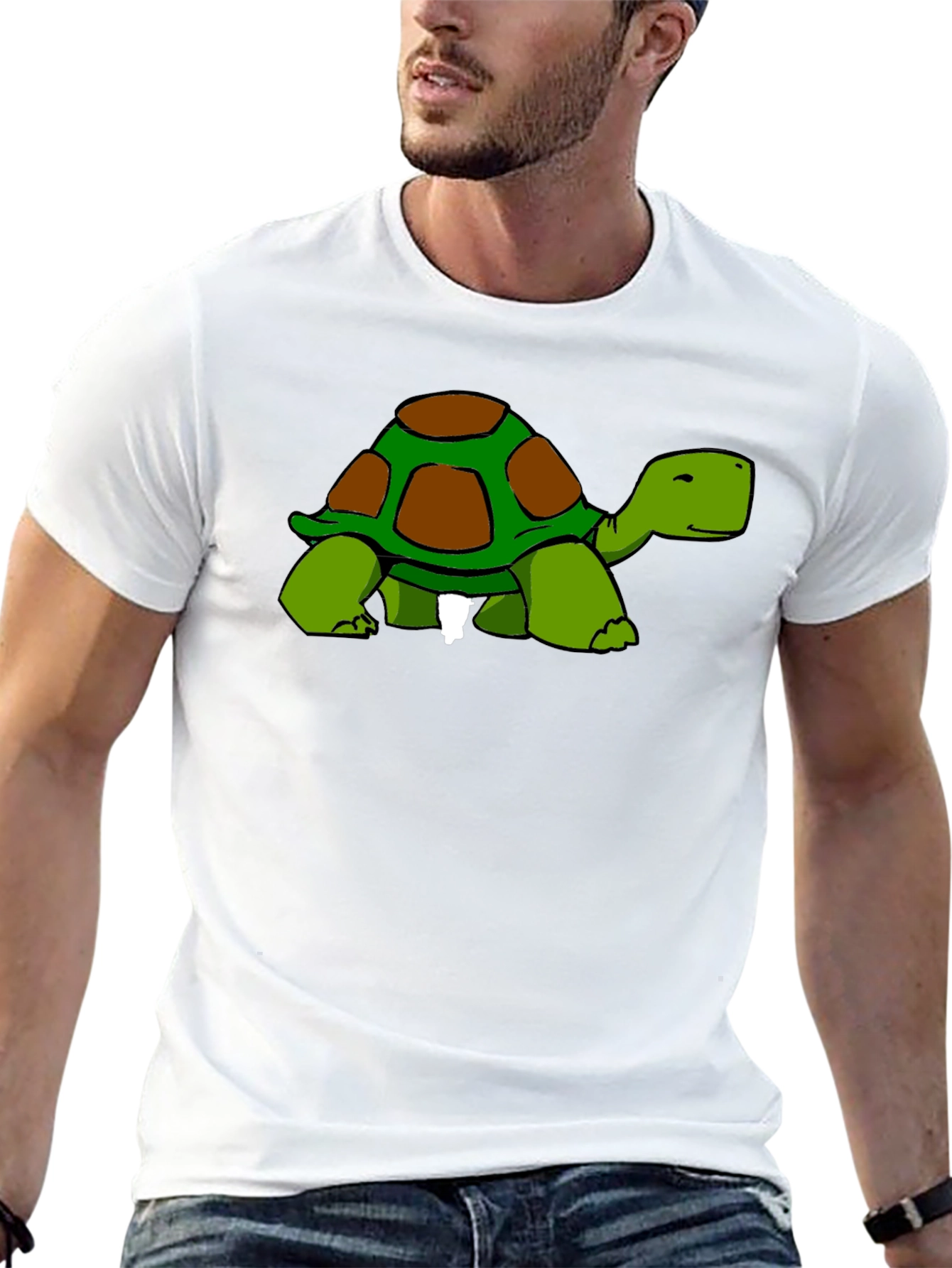 Turtle Graphic T-Shirt - Casual Style