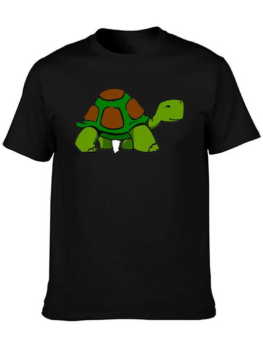 Turtle Graphic T-Shirt - Casual Style