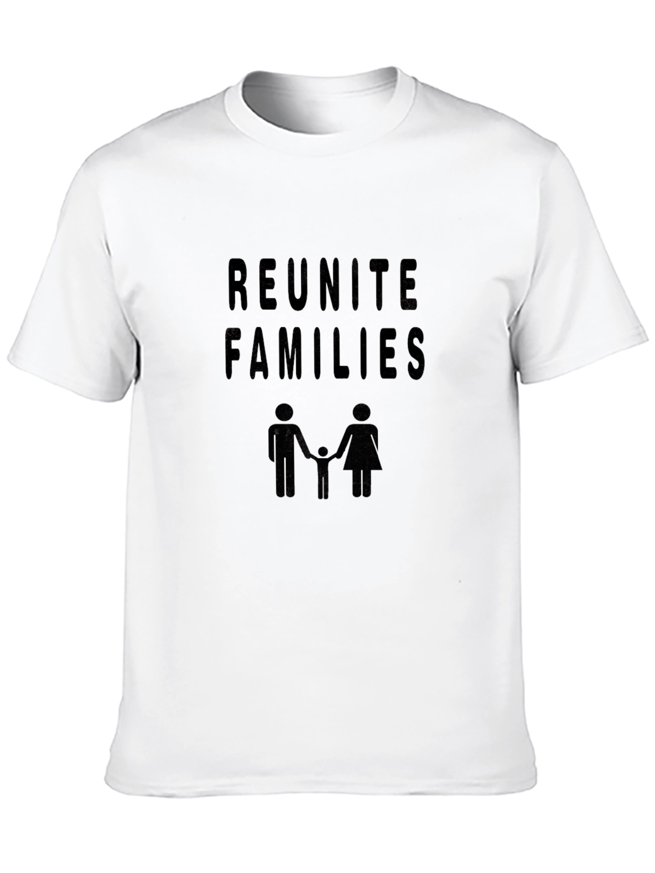 Reunite Families Graphic Tee - Black Comfort Fit