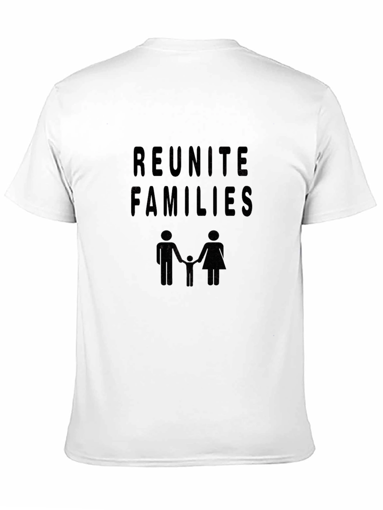Reunite Families Graphic Tee - Black Comfort Fit