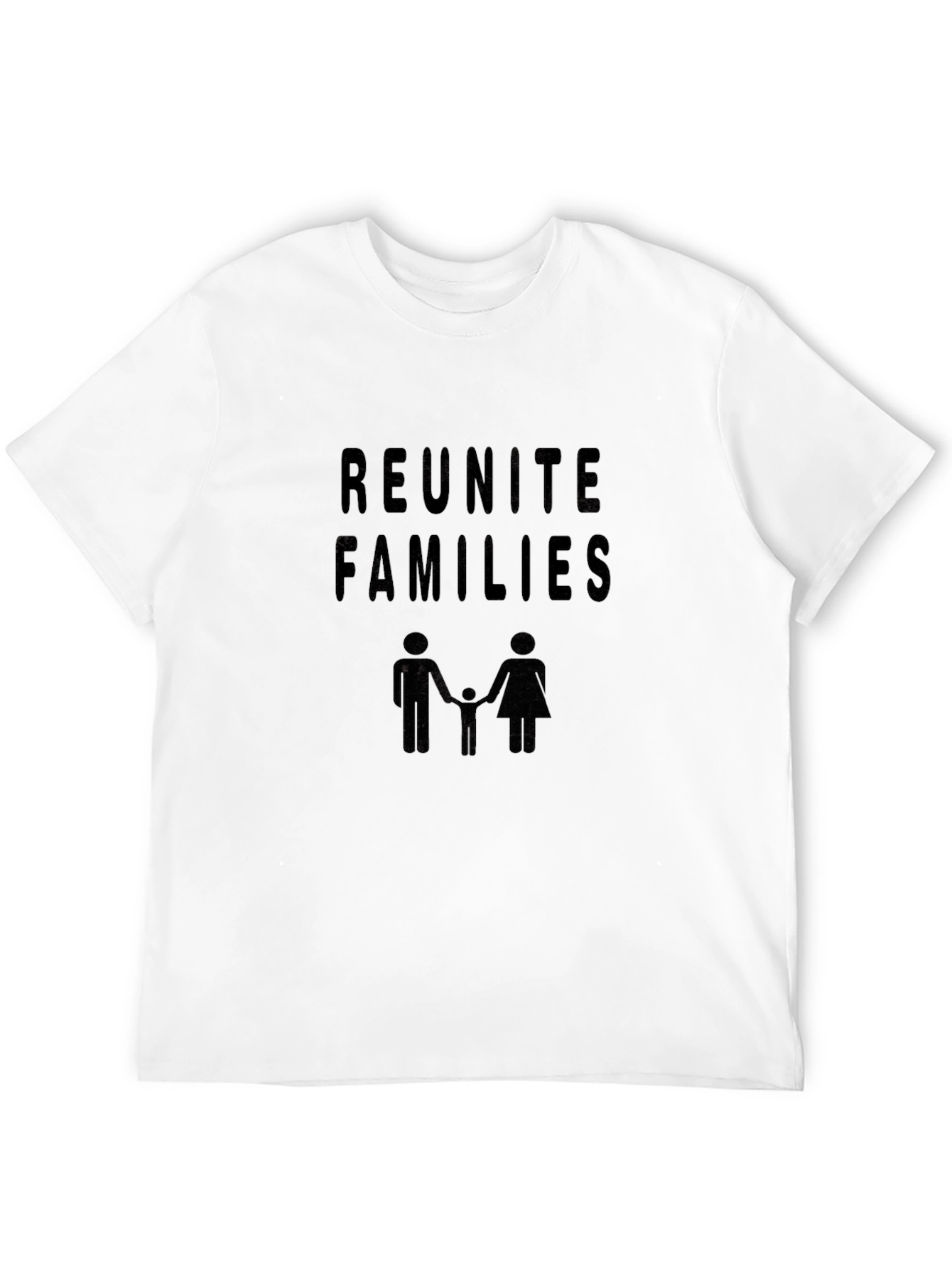 Reunite Families Graphic Tee - Black Comfort Fit
