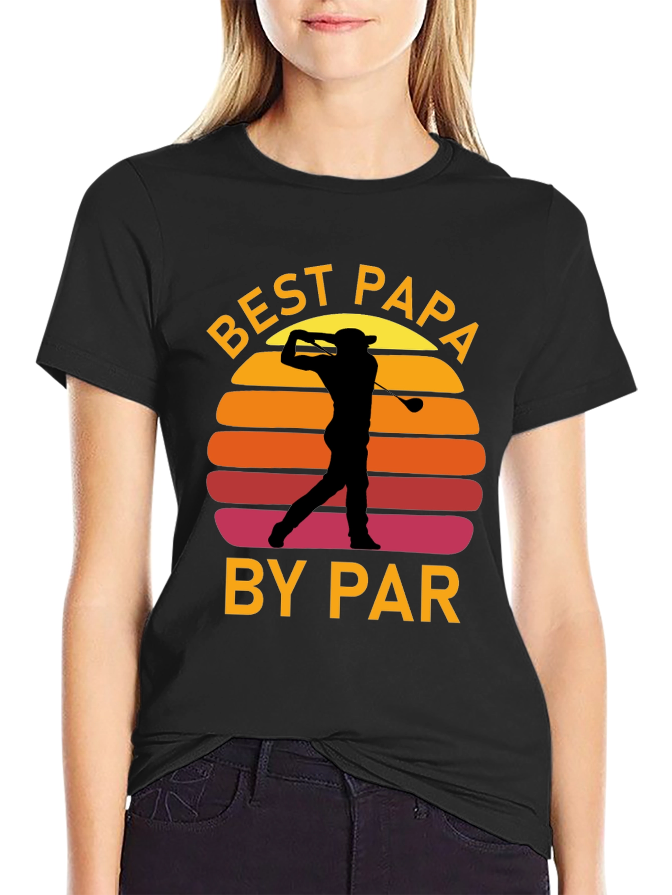 Best Papa By Par Golf T-Shirt - Mens