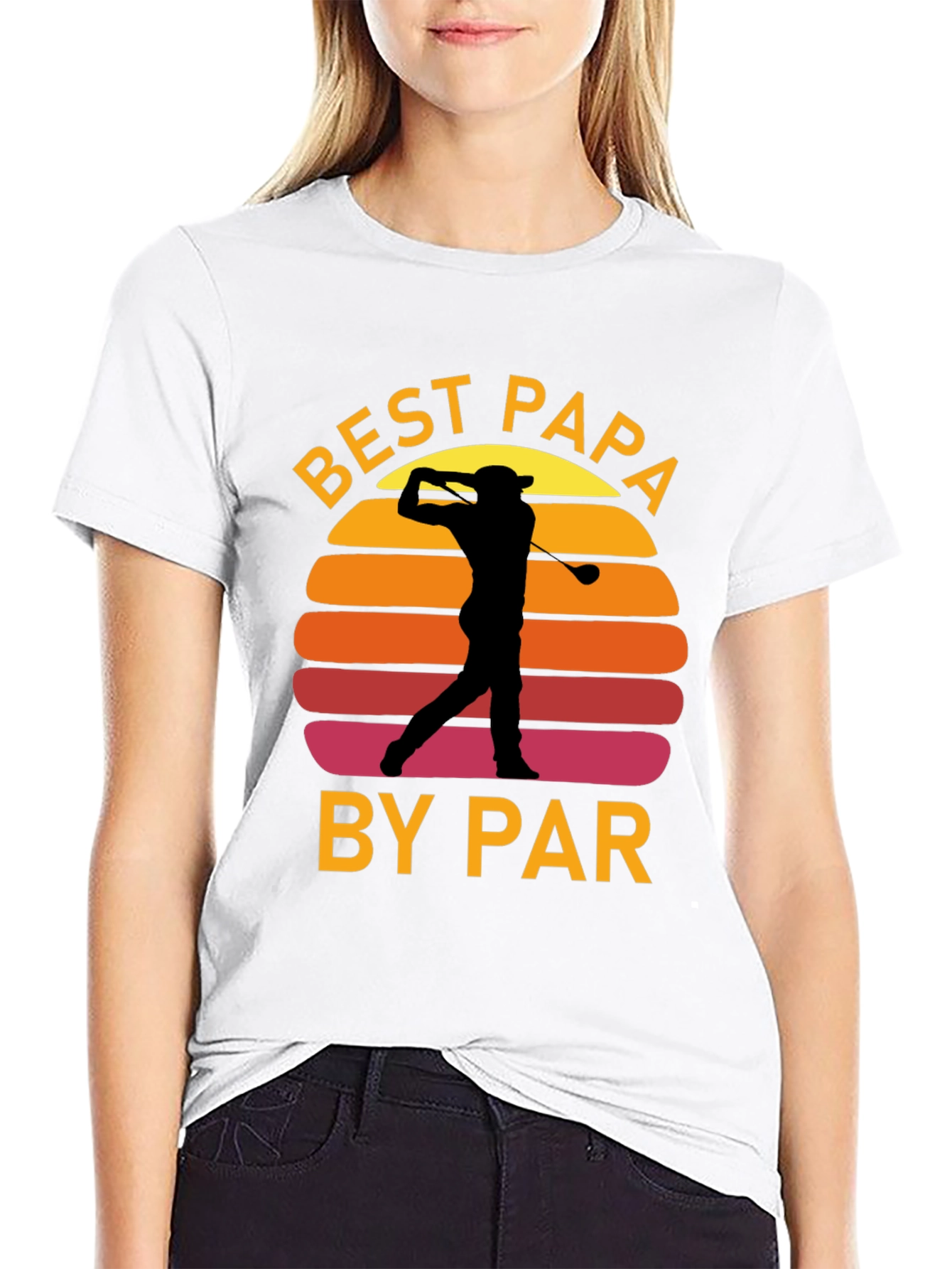 Best Papa By Par Golf T-Shirt - Mens
