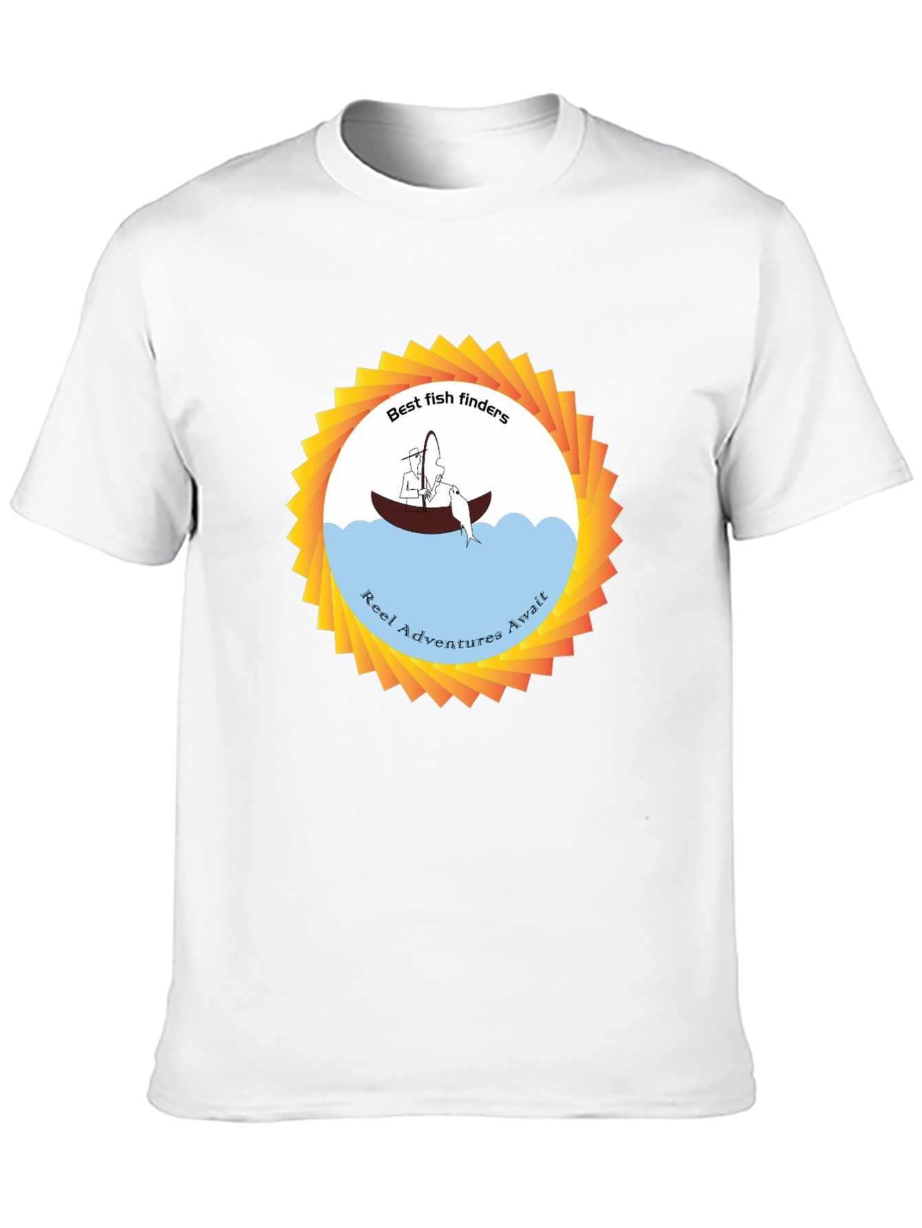 Best Fish Finders Graphic Tee - Reel Adventures Await!