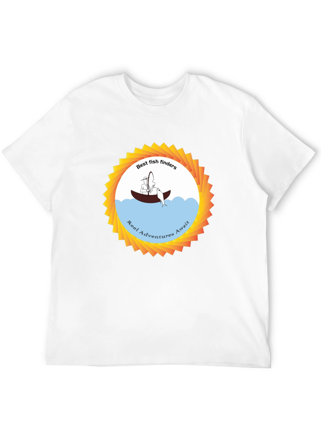 Best Fish Finders Graphic Tee - Reel Adventures Await!
