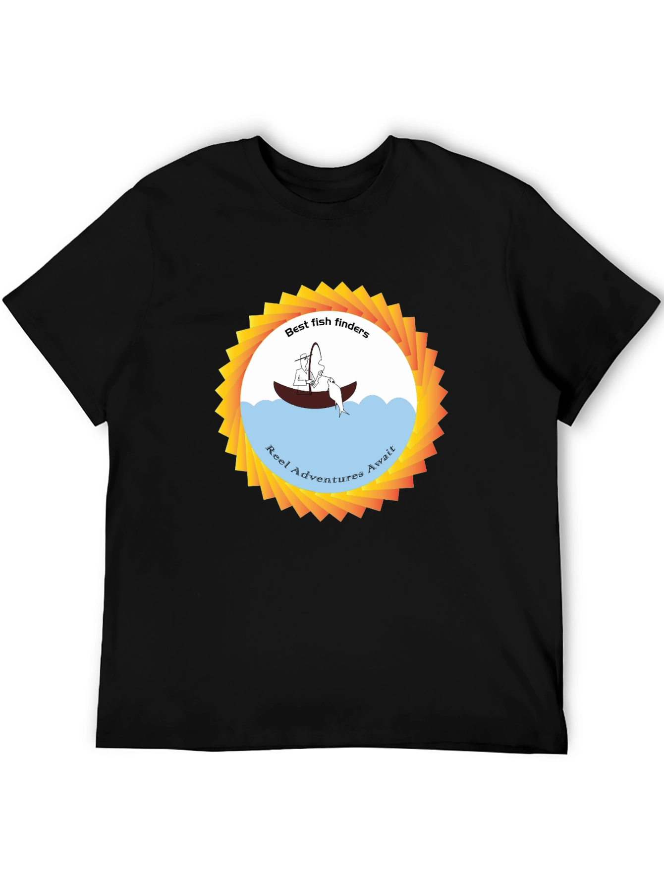 Best Fish Finders Graphic Tee - Reel Adventures Await!