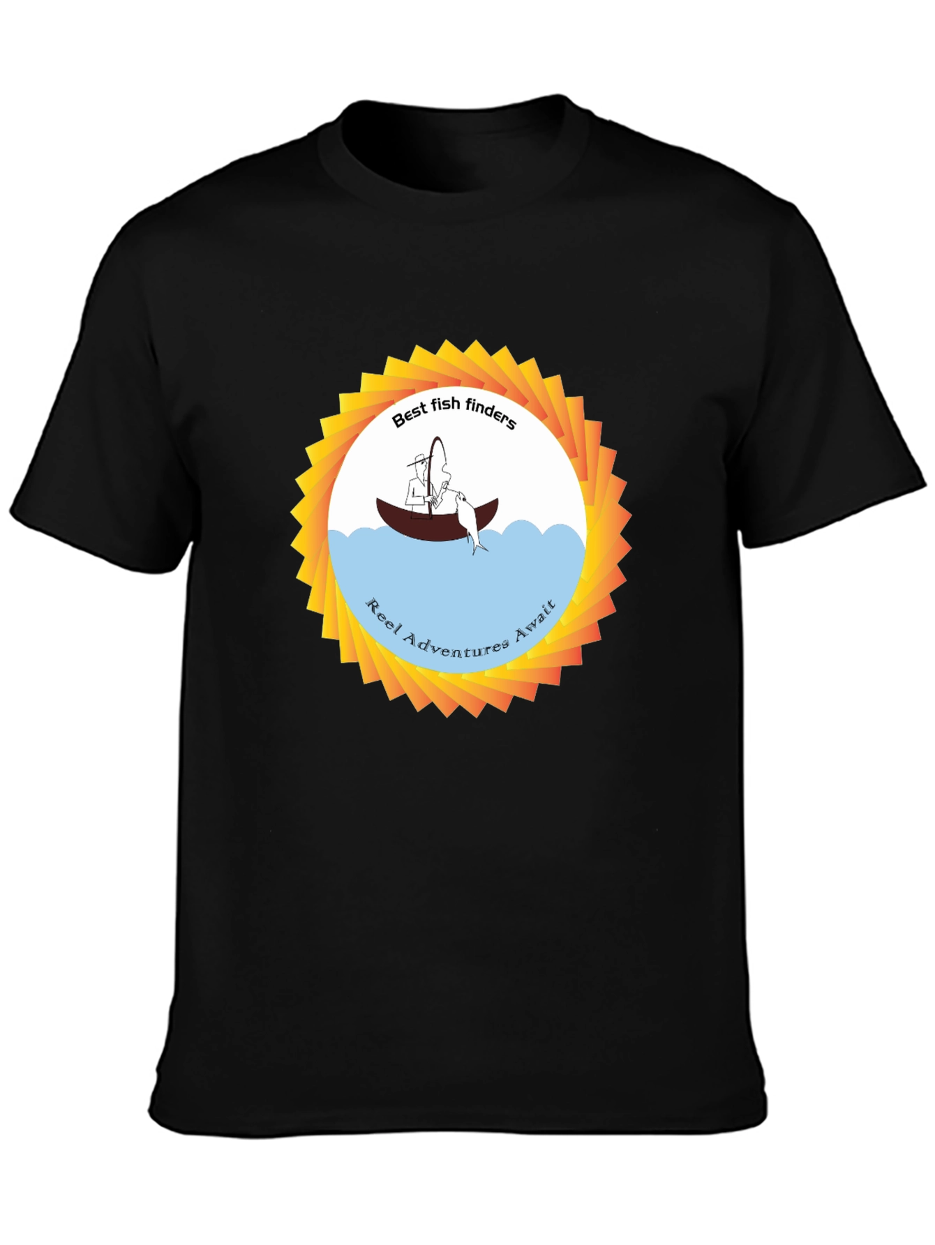Best Fish Finders Graphic Tee - Reel Adventures Await!