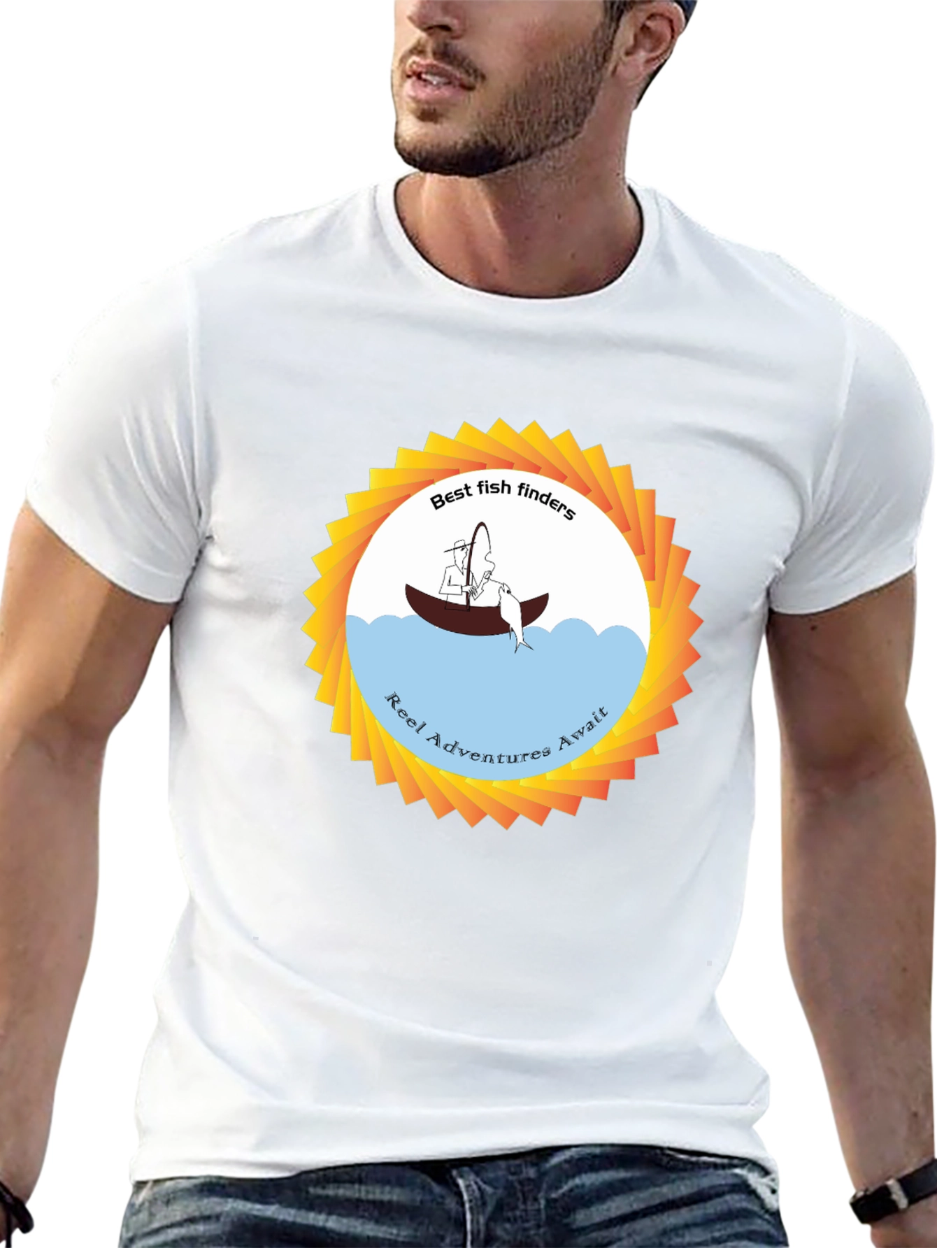 Best Fish Finders Graphic Tee - Reel Adventures Await!