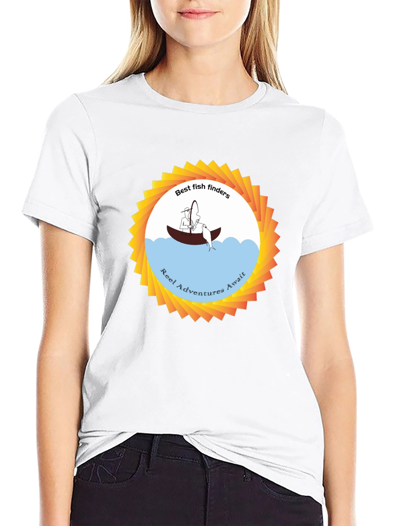 Best Fish Finders Graphic Tee - Reel Adventures Await!