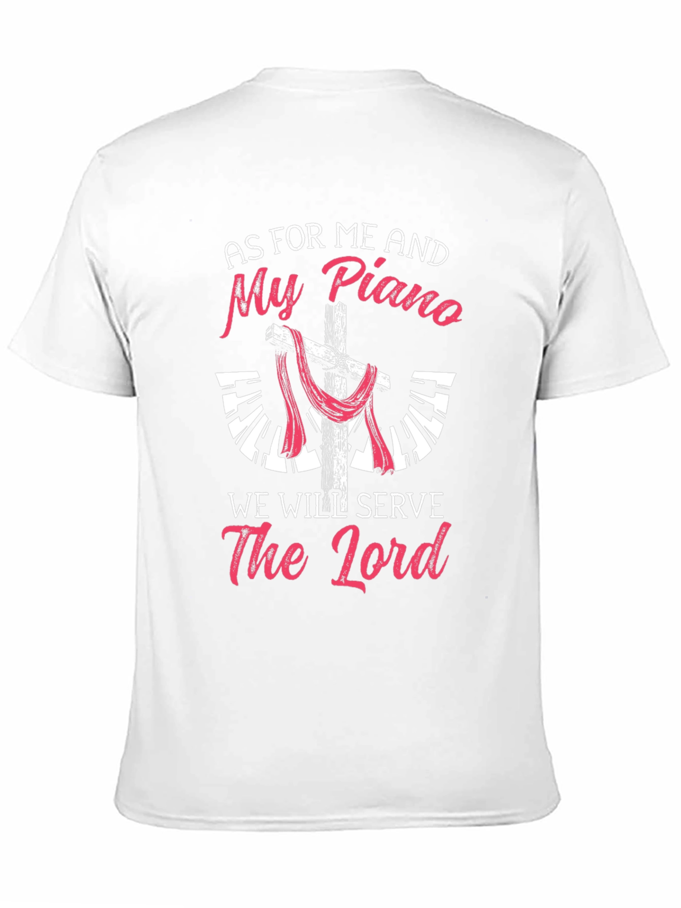 Piano & Faith T-Shirt - Christian Musician Tee