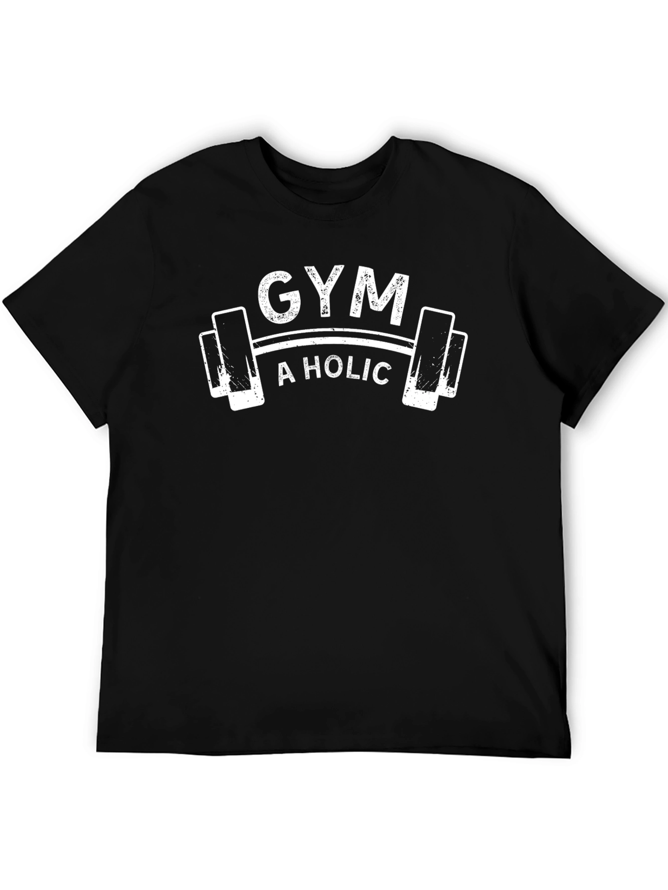 Gym A Holic T-Shirt - Black - Fitness Apparel