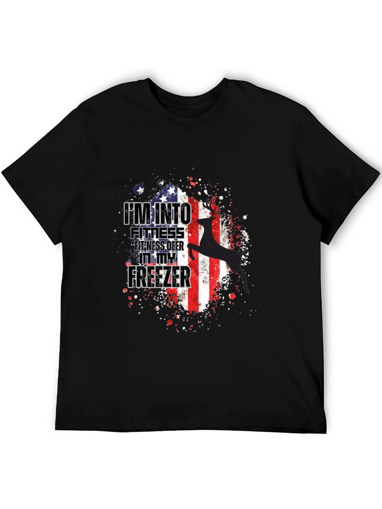 Fitness Deer Freezer Graphic Tee