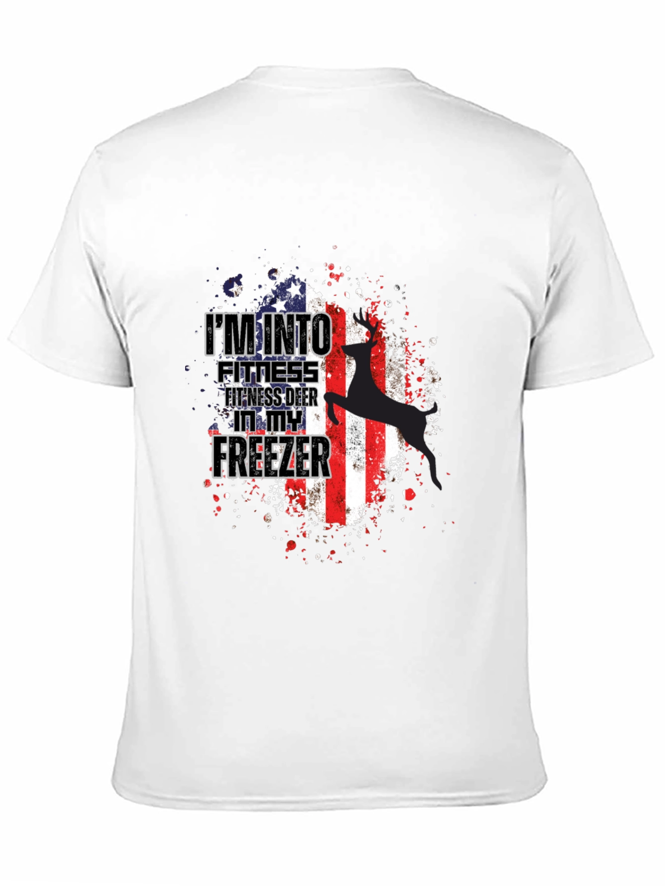 Fitness Deer Freezer Graphic Tee