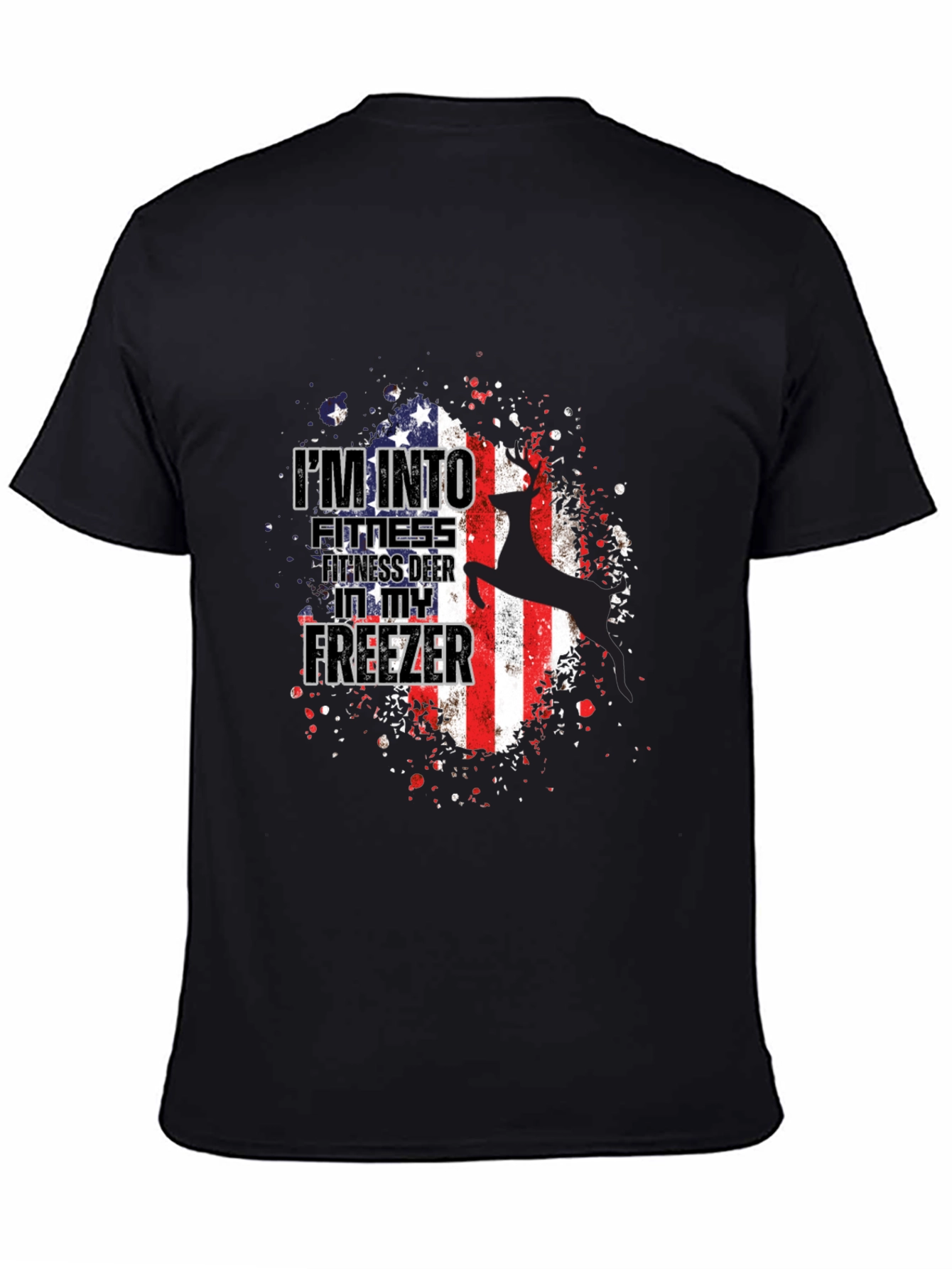 Fitness Deer Freezer Graphic Tee
