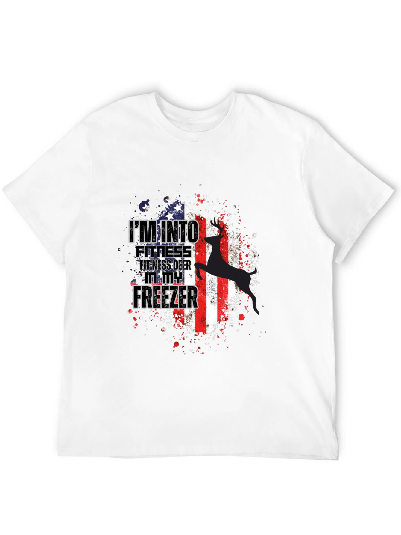 Fitness Deer Freezer Graphic Tee