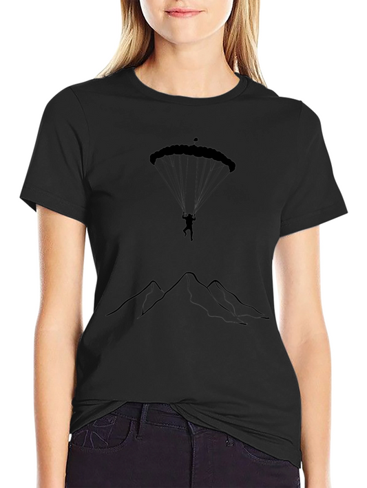 Parachute Mountain Graphic Tee - Black