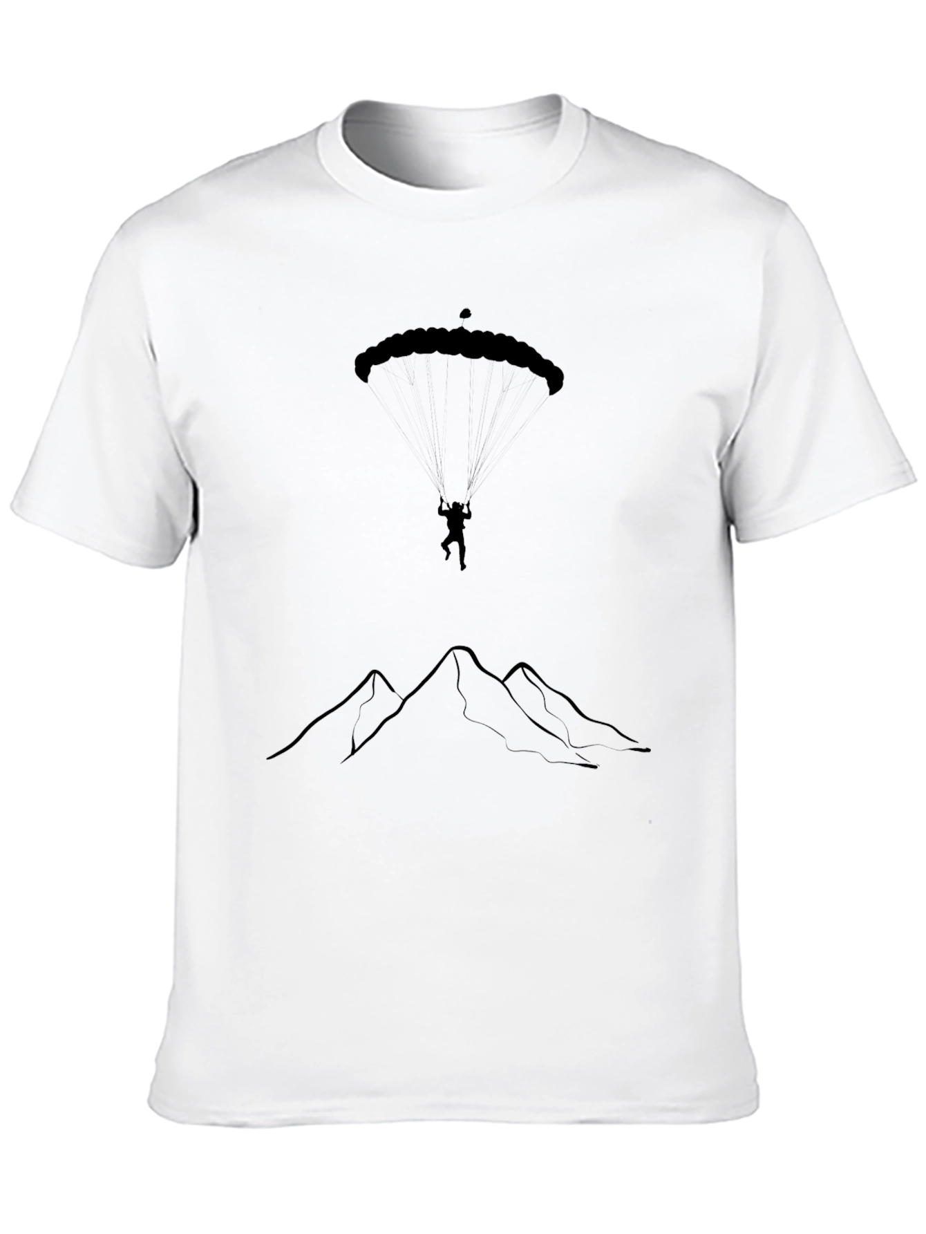 Parachute Mountain Graphic Tee - Black