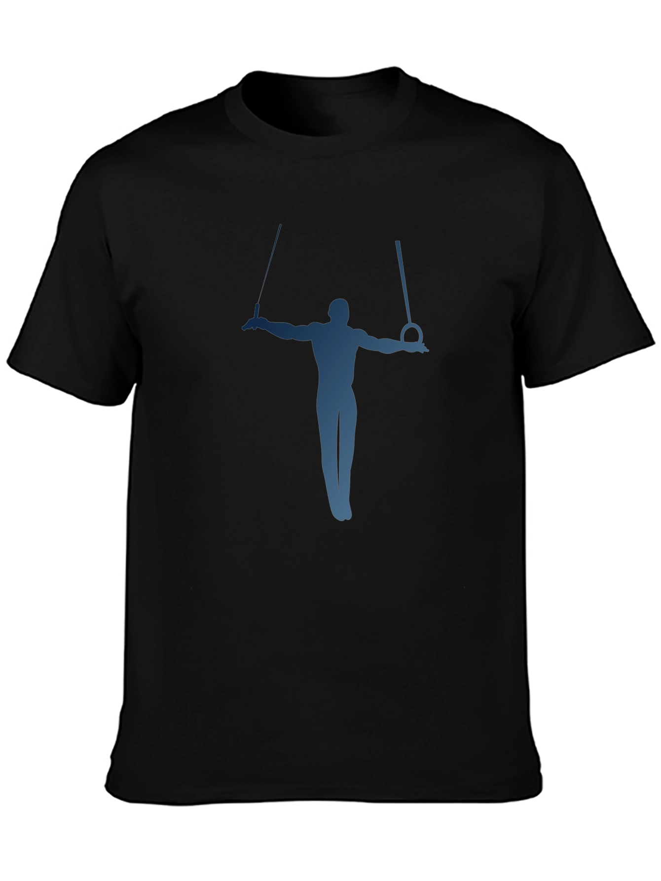 Gymnast Rings Graphic Tee - Mens Black T-Shirt