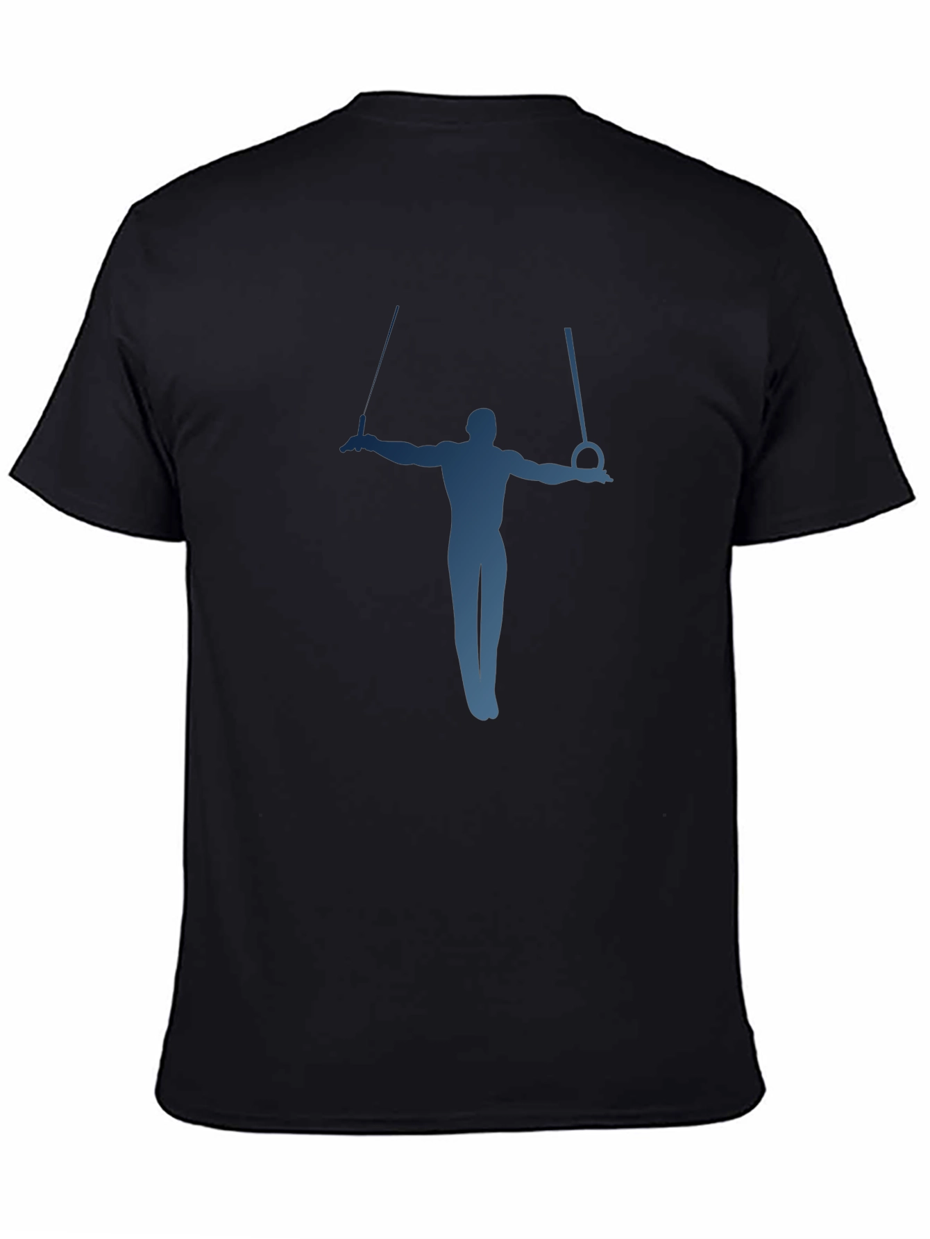 Gymnast Rings Graphic Tee - Mens Black T-Shirt