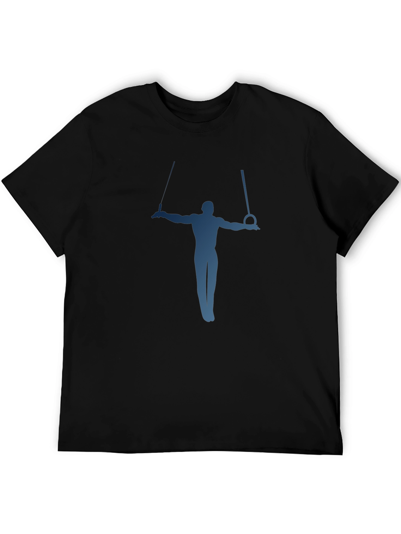 Gymnast Rings Graphic Tee - Mens Black T-Shirt
