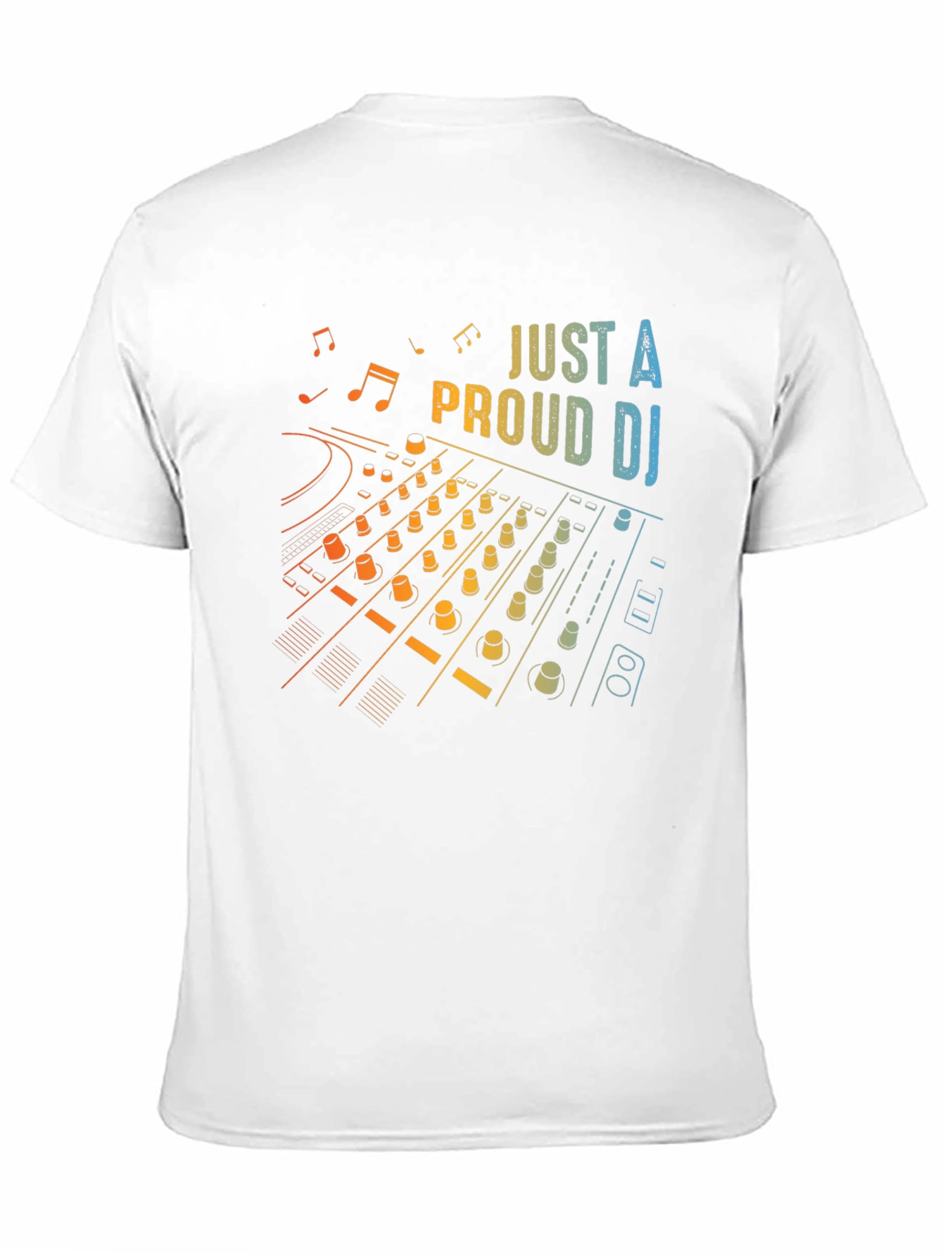Proud DJ Mixer Graphic Tee - Black