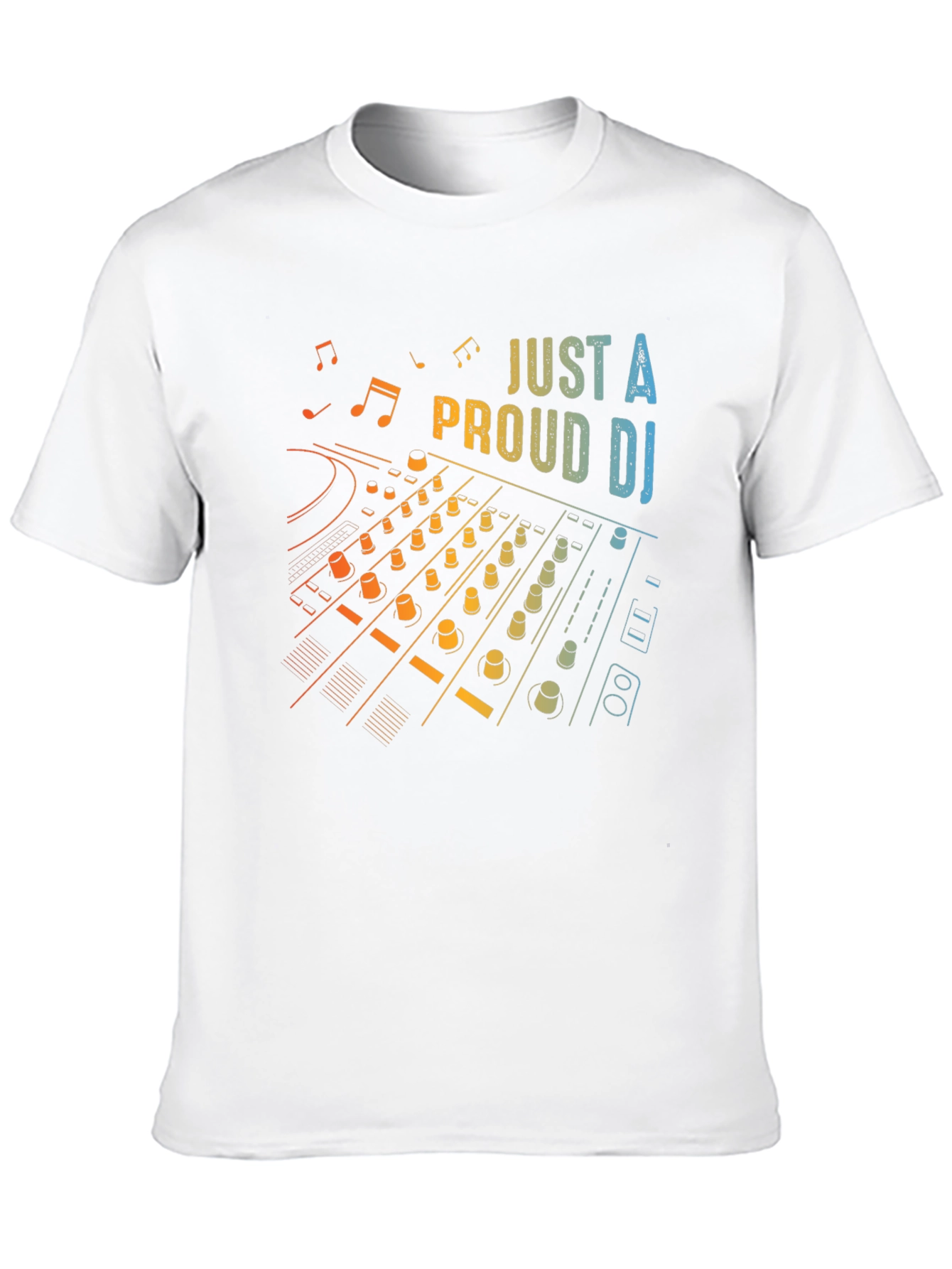 Proud DJ Mixer Graphic Tee - Black