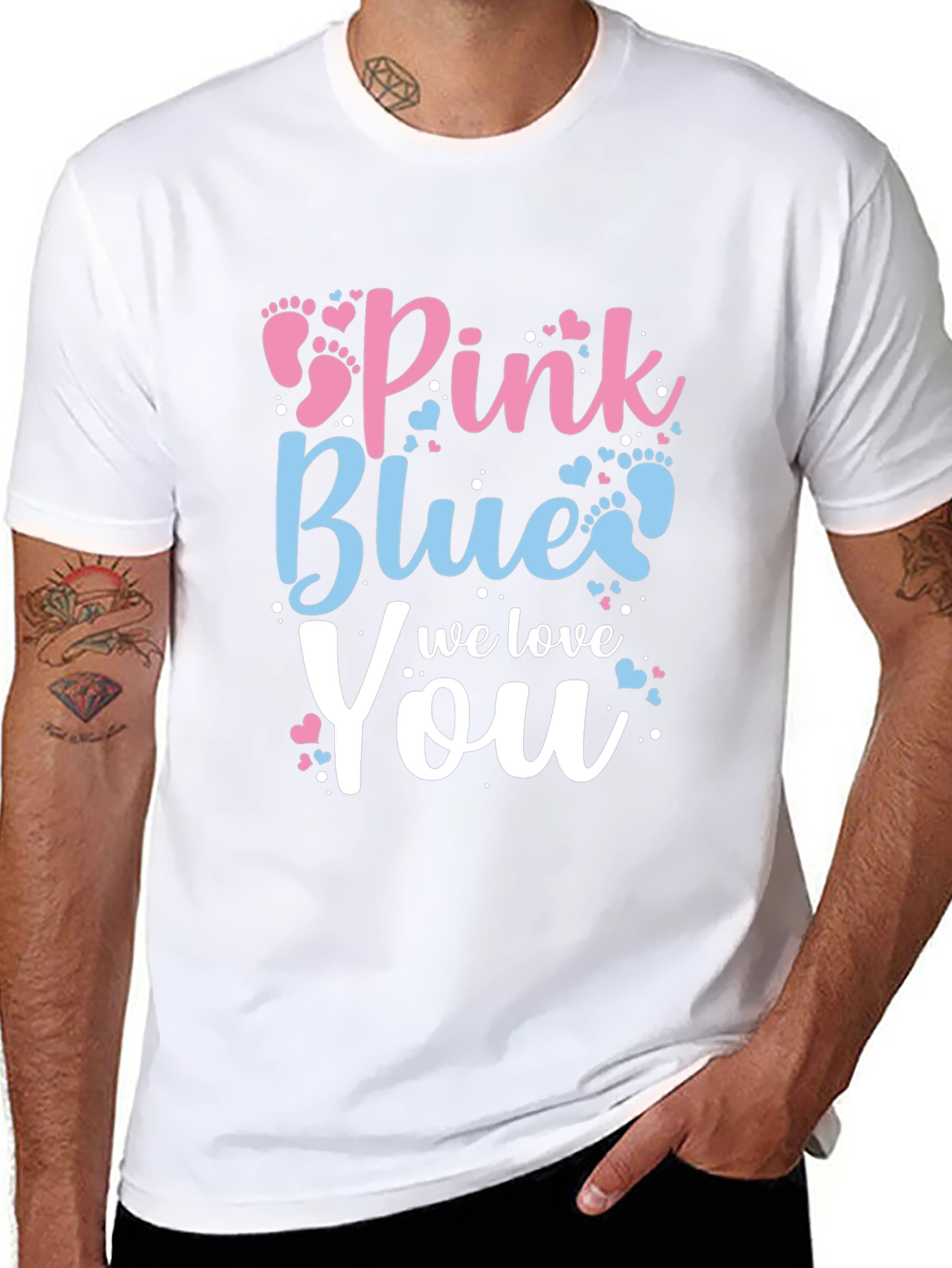Pink or Blue Gender Reveal Tee