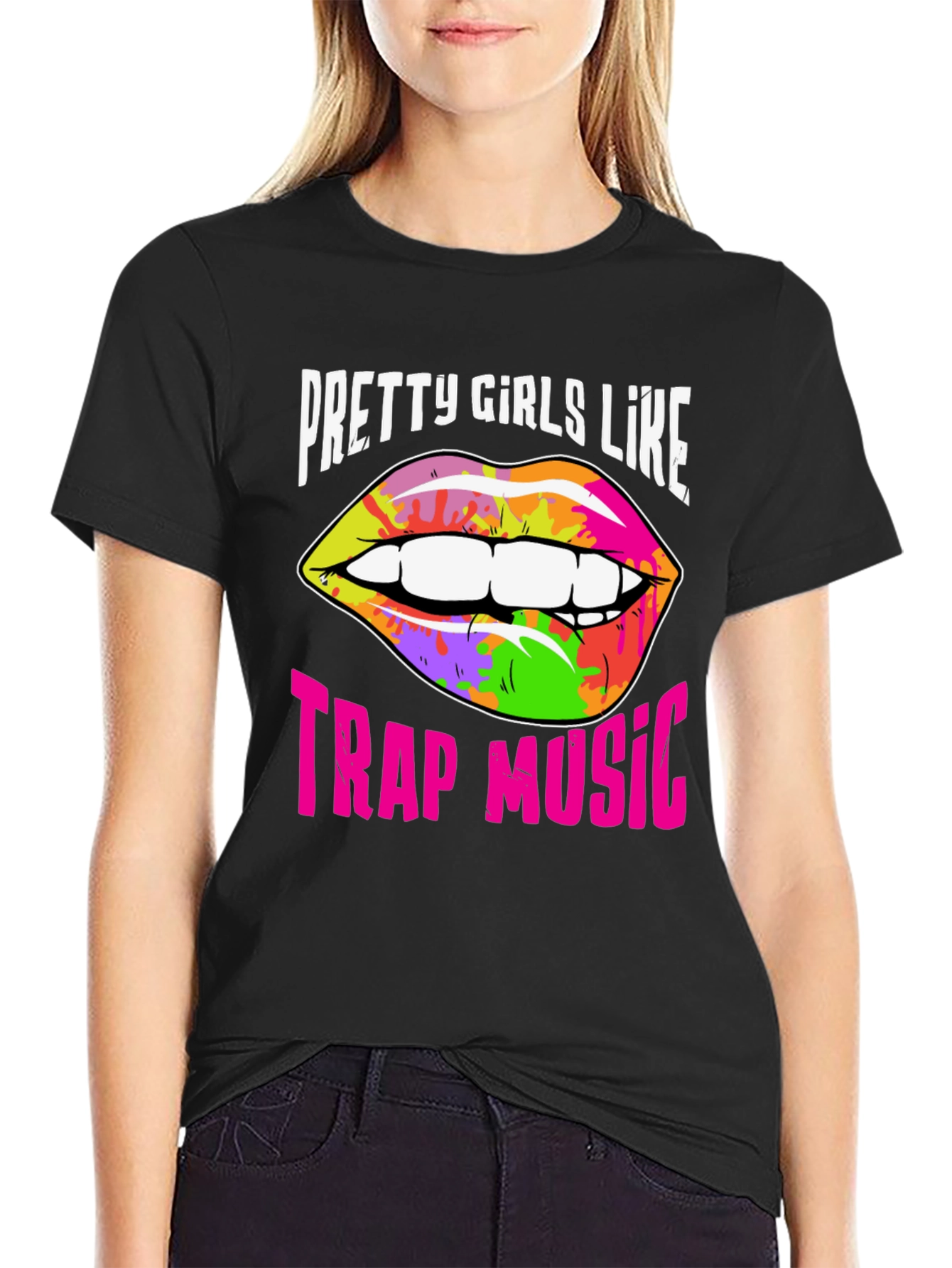 Pretty Girls Like Trap Music Graphic Tee