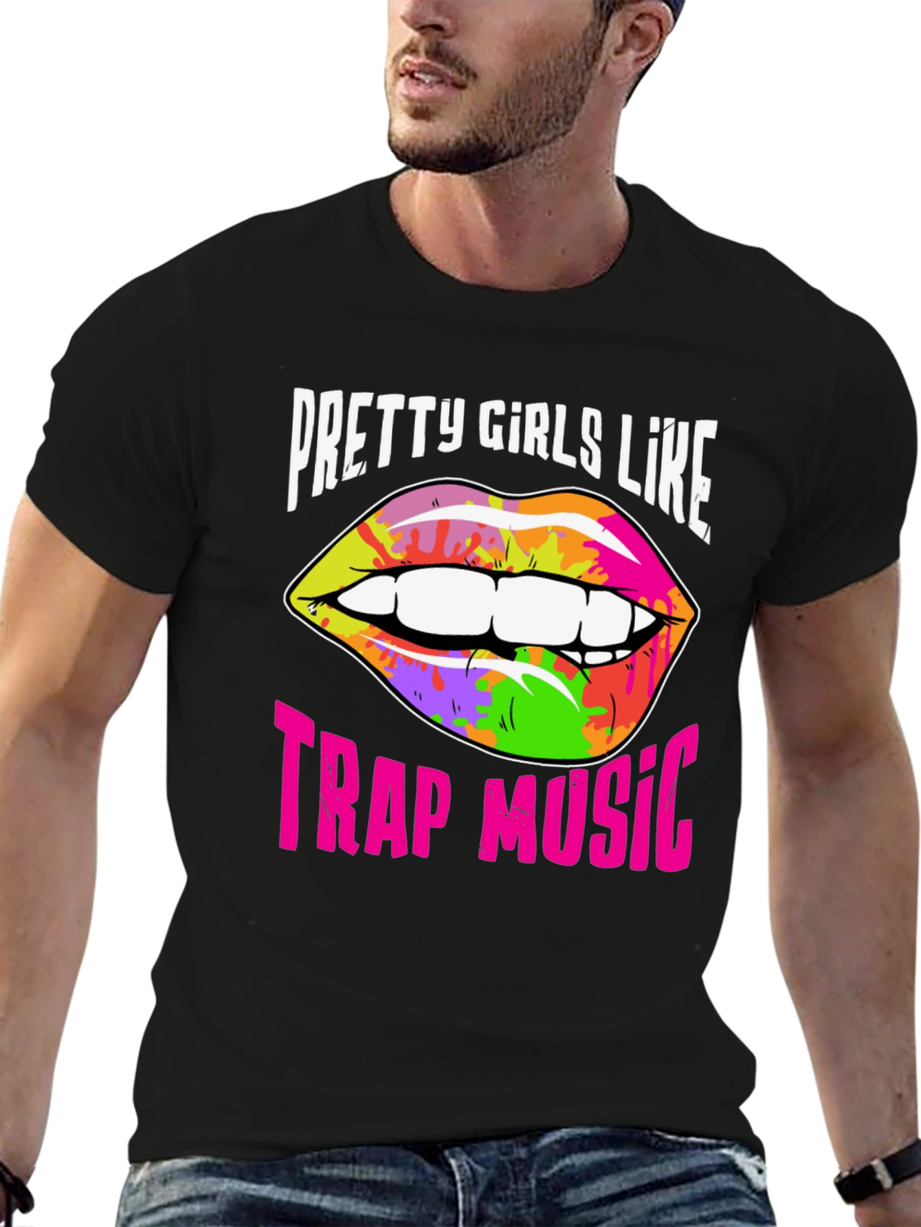 Pretty Girls Like Trap Music Graphic Tee