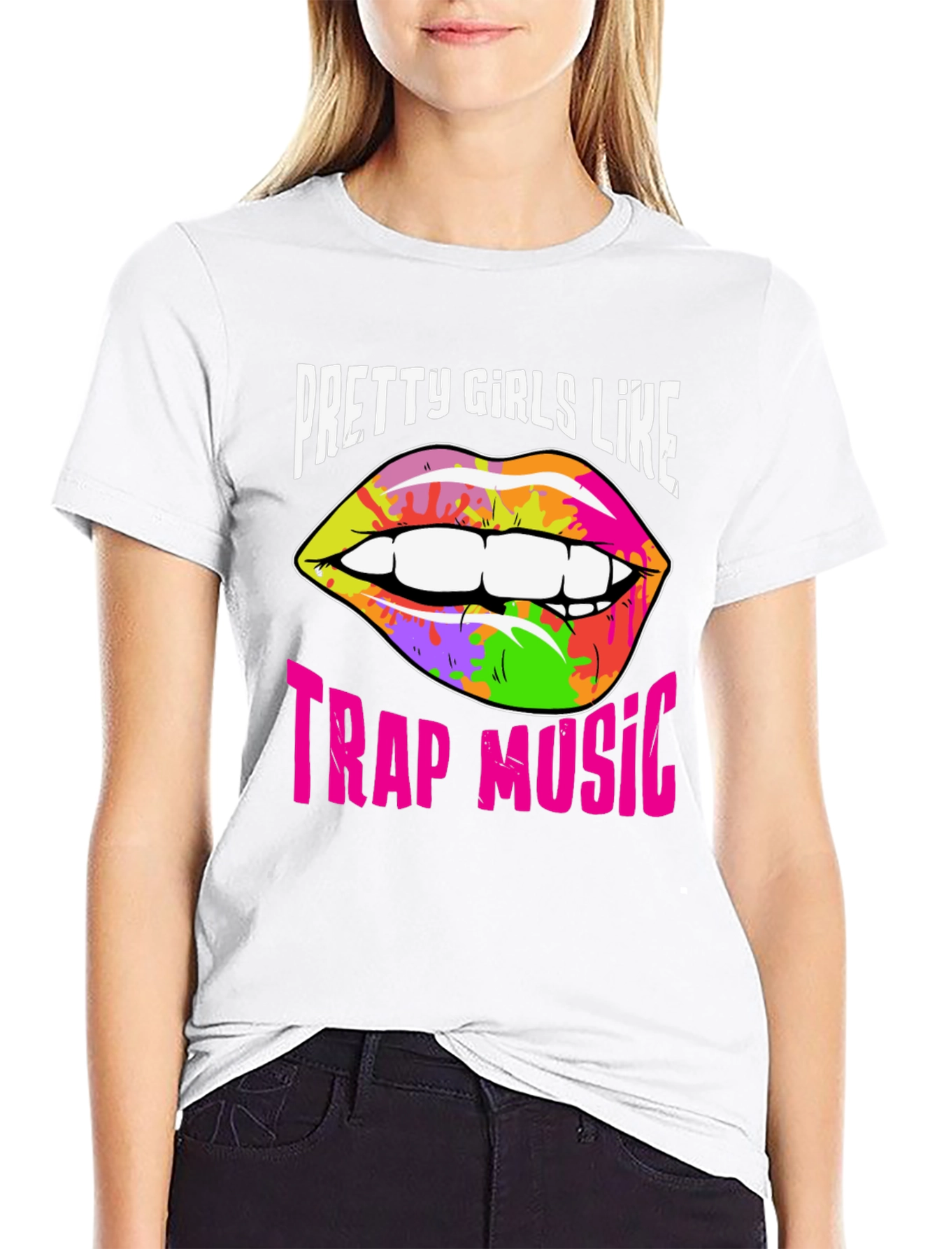 Pretty Girls Like Trap Music Graphic Tee