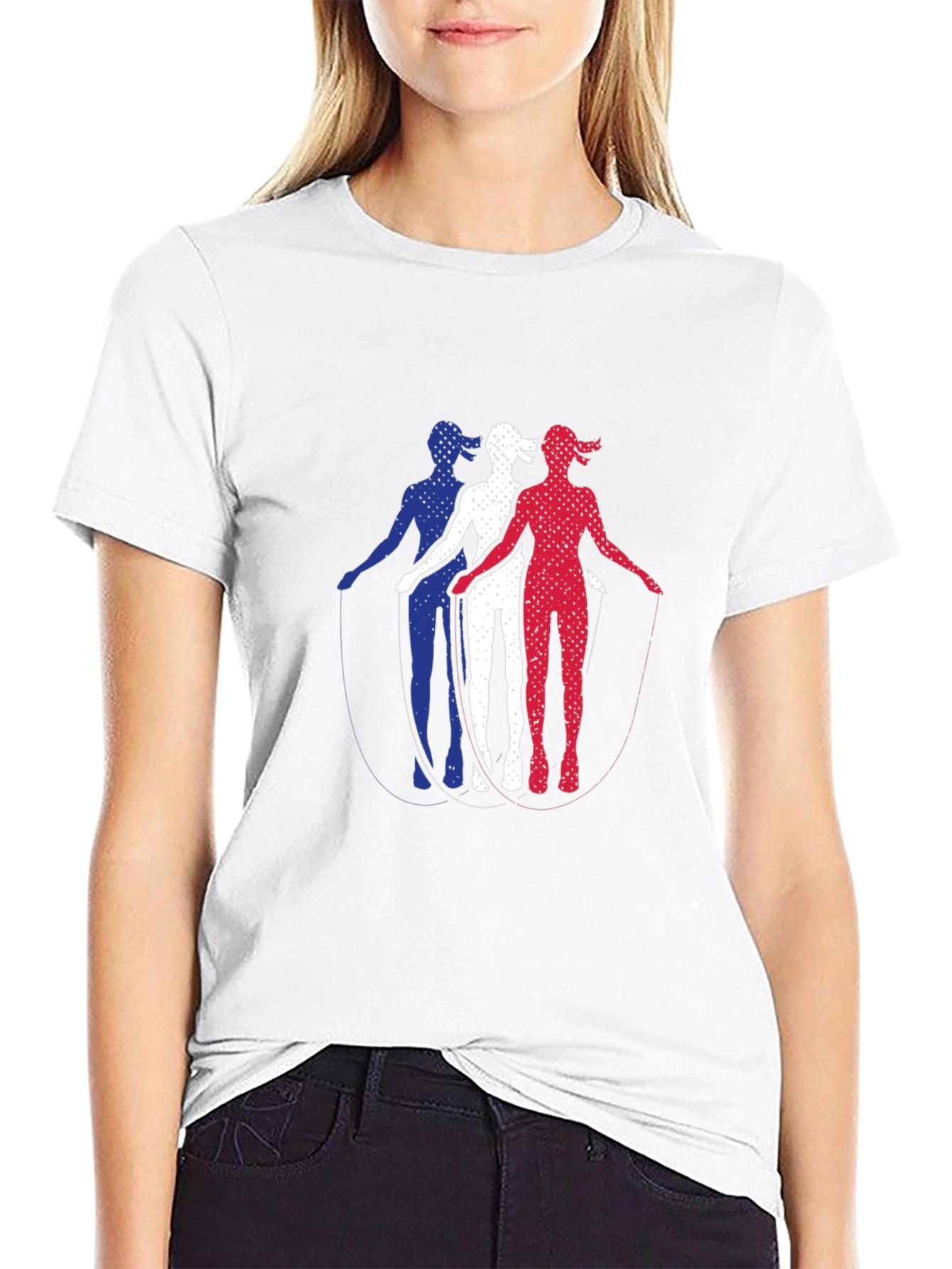 Patriotic Jump Rope T-Shirt - USA Pride
