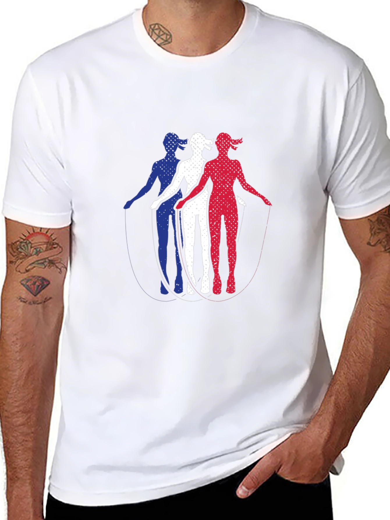 Patriotic Jump Rope T-Shirt - USA Pride