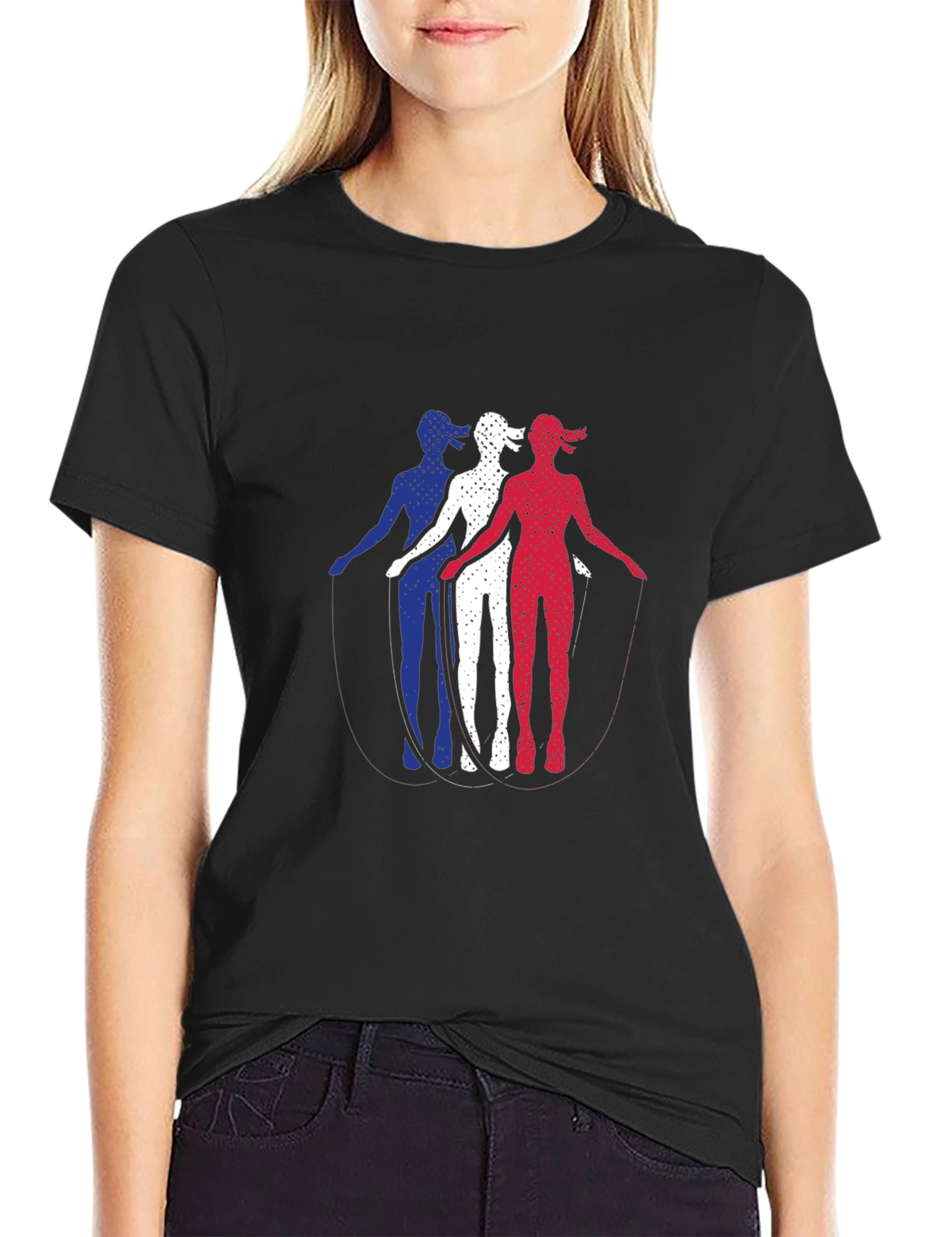 Patriotic Jump Rope T-Shirt - USA Pride