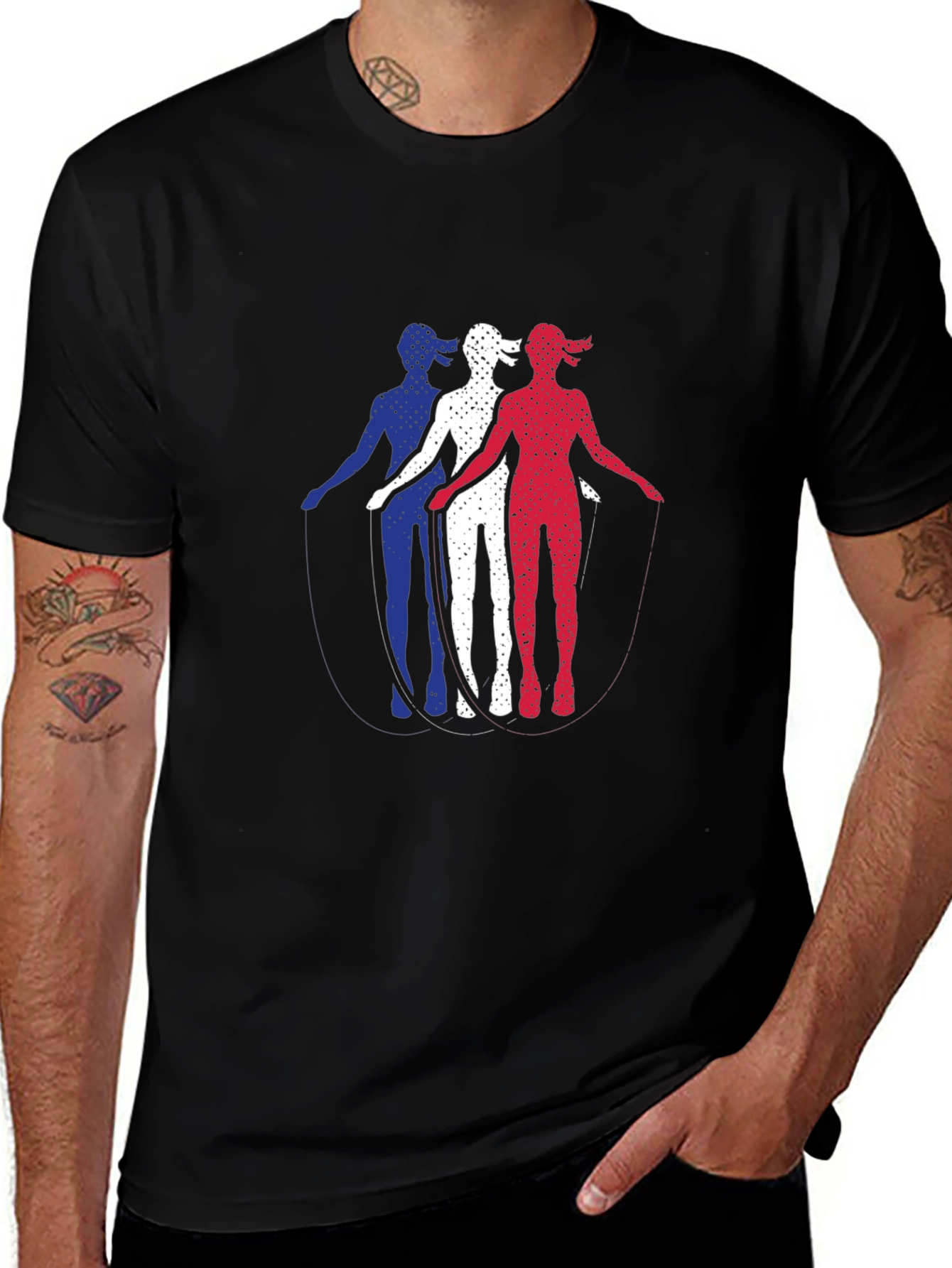 Patriotic Jump Rope T-Shirt - USA Pride