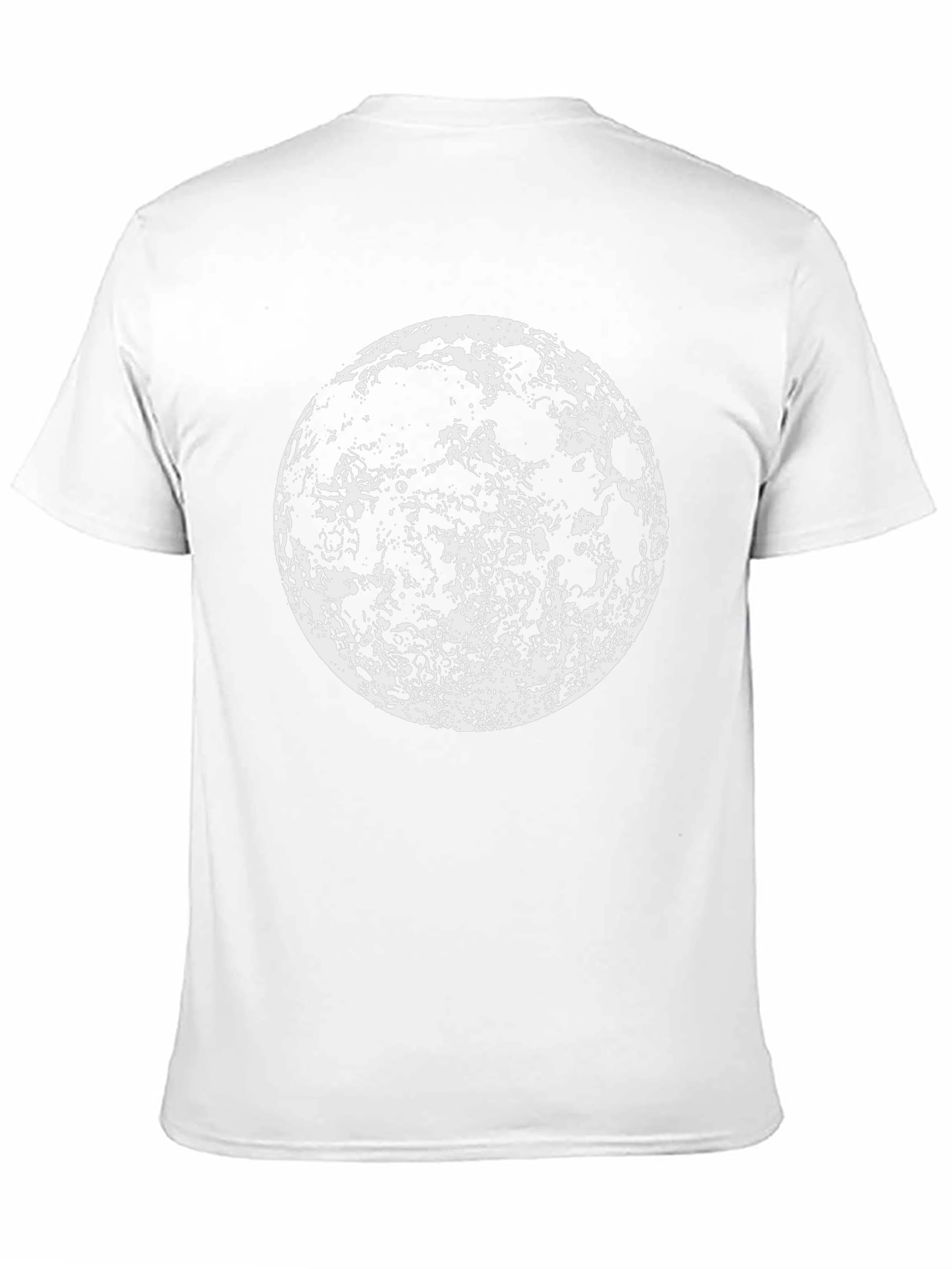 Moon Graphic Black T-Shirt - Lunar Design Tee