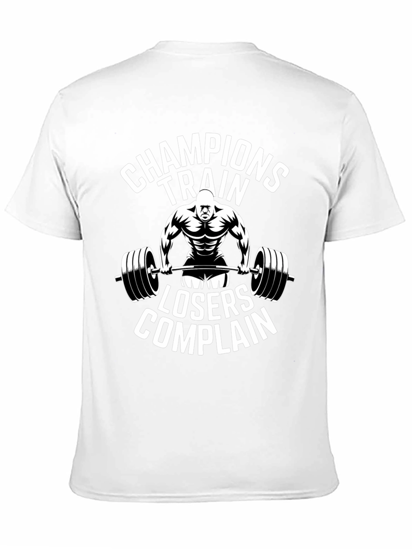 Champions Train T-Shirt - Motivational Workout Tee