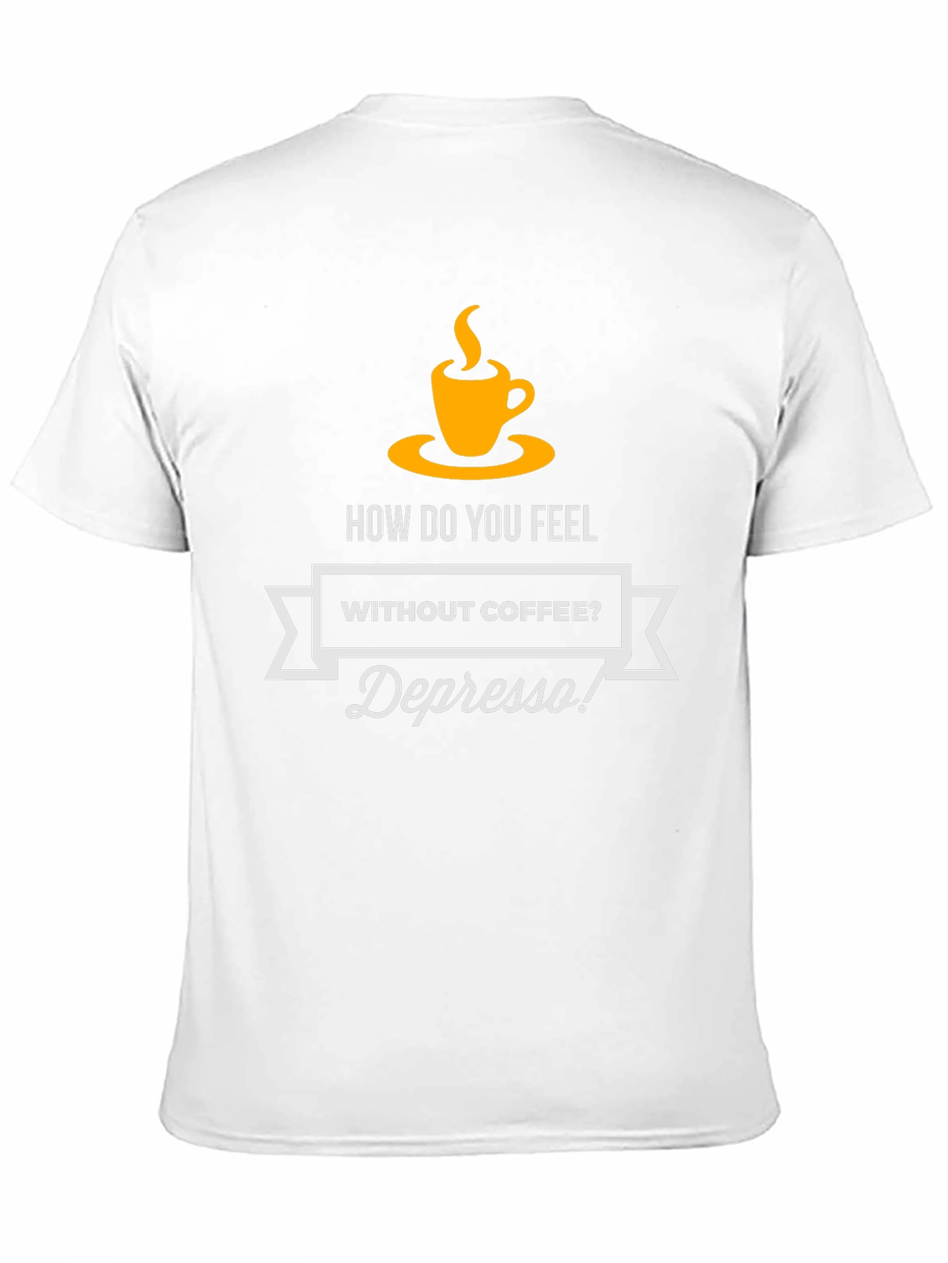 Depresso Coffee T-Shirt - Funny Graphic Tee