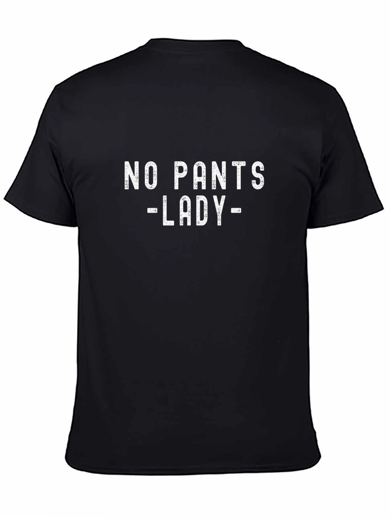No Pants Lady Graphic Tee - Unisex Black T-Shirt