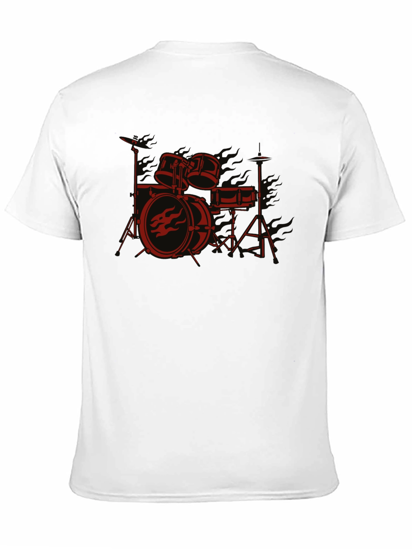 Drum Kit Graphic Tee - Rock Band Style