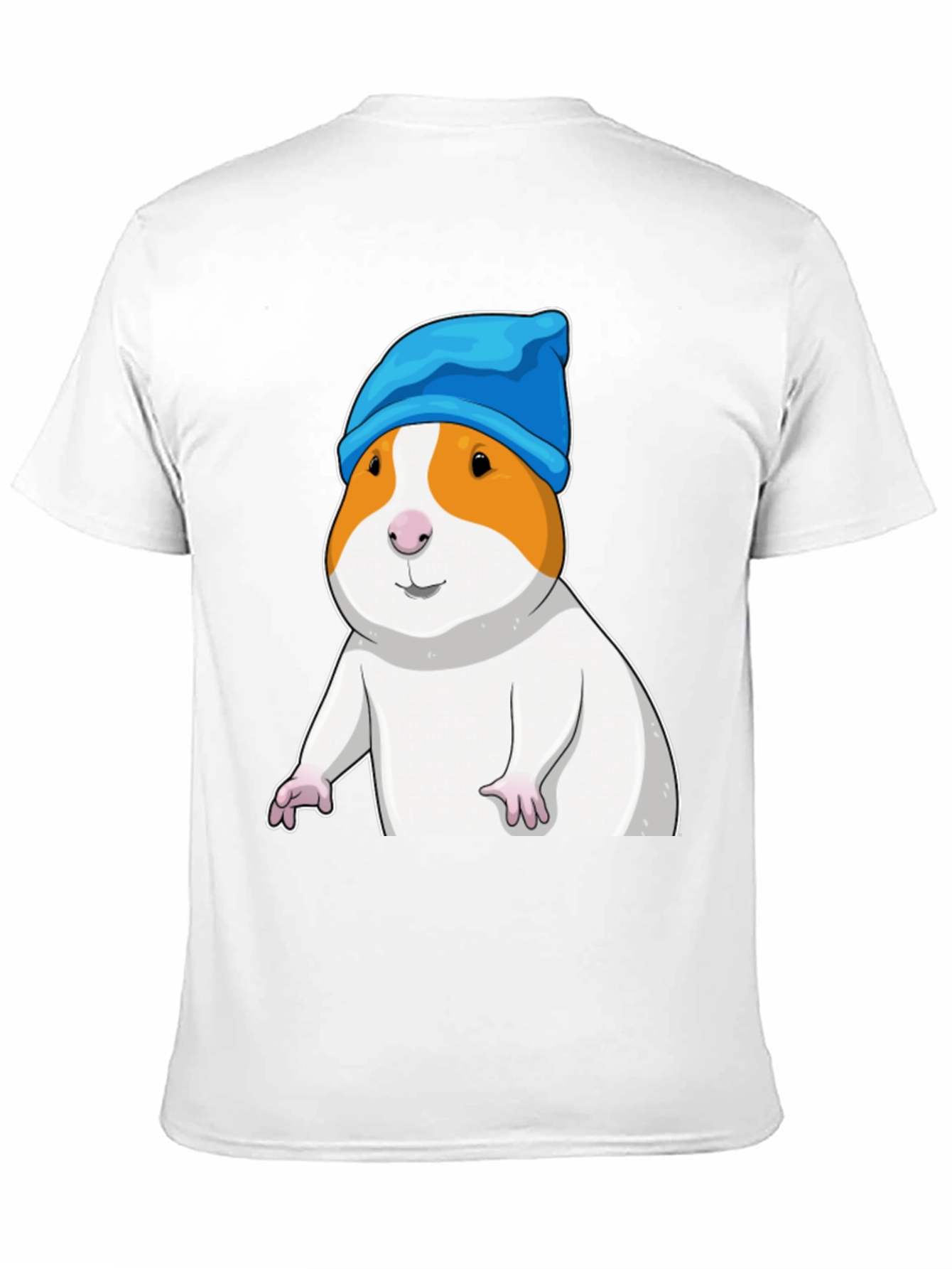 Guinea Pig in Blue Hat Graphic T-Shirt