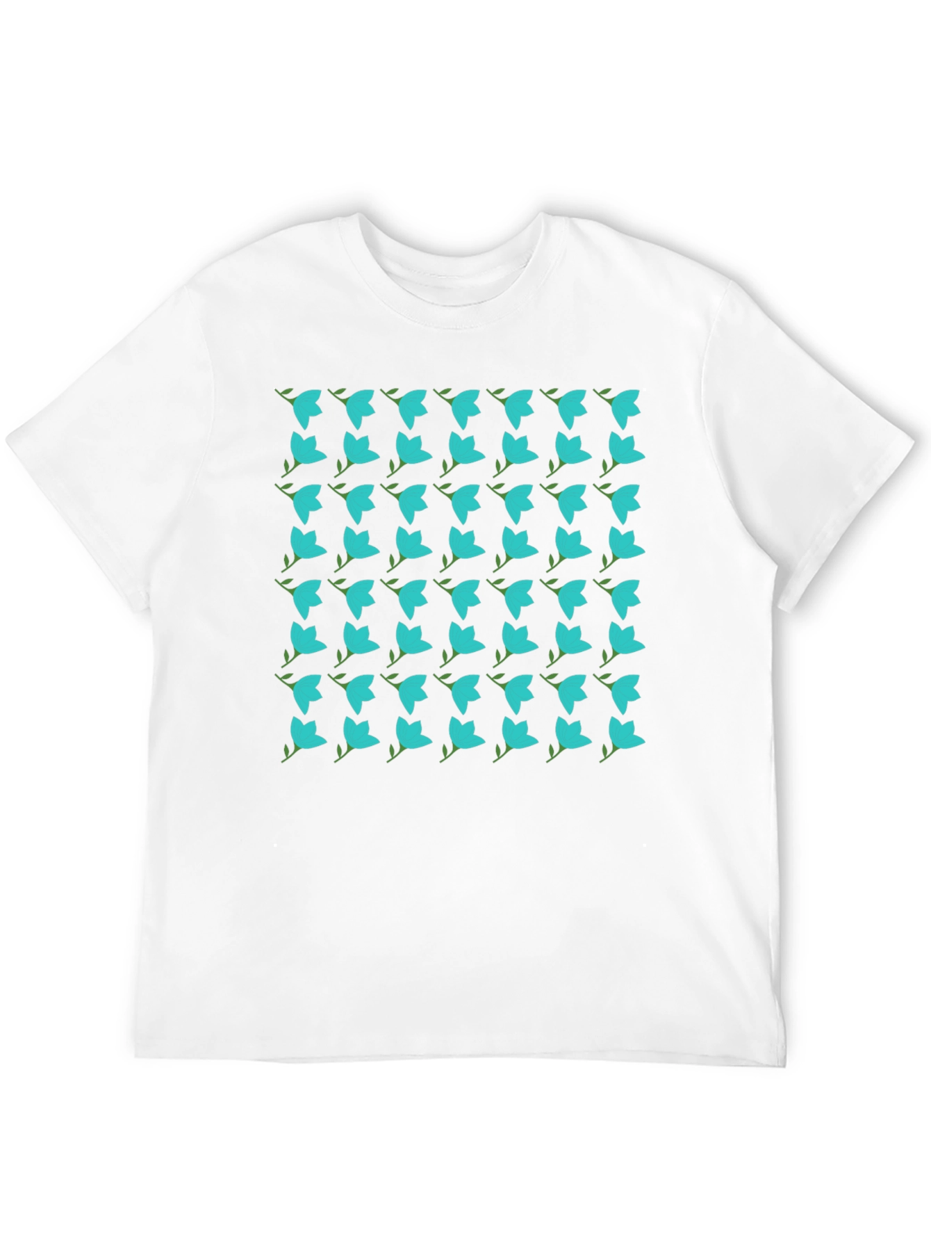 Floral Pattern Black T-Shirt - Trendy Casual Wear