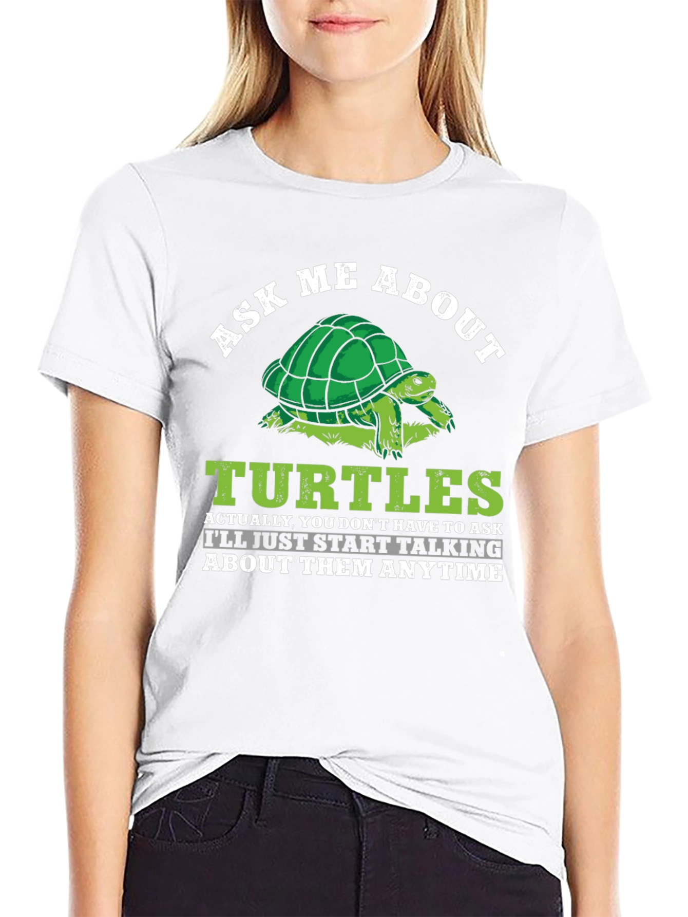 Ask Me About Turtles Graphic T-Shirt