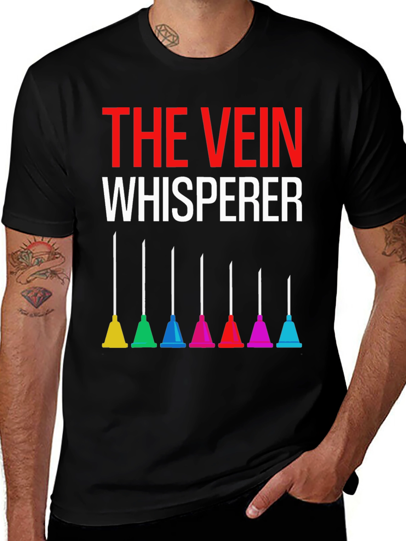 The Vein Whisperer T-Shirt Phlebotomist Gift