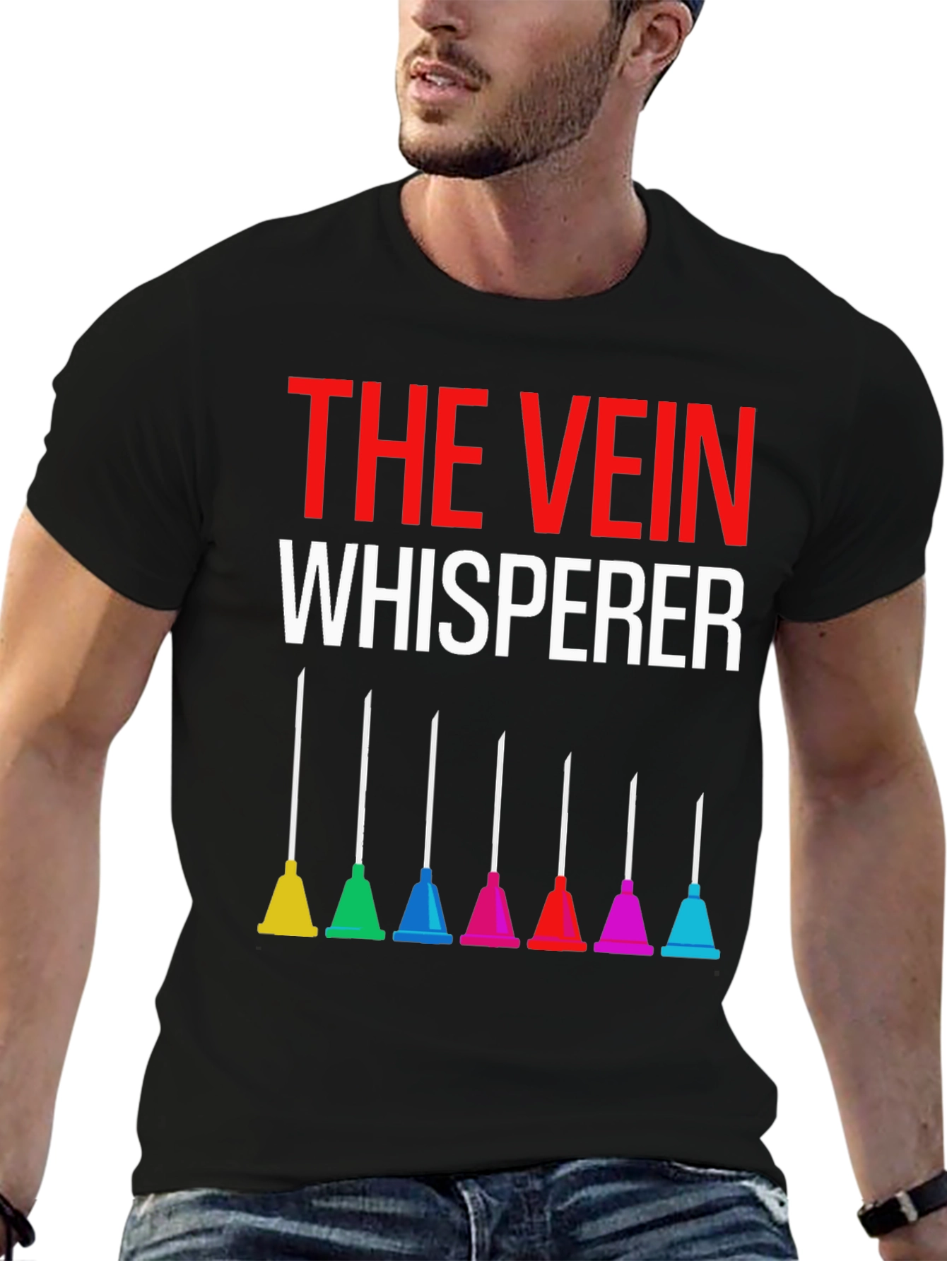 The Vein Whisperer T-Shirt Phlebotomist Gift