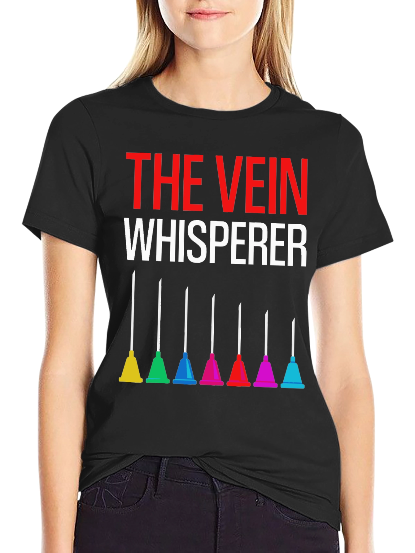 The Vein Whisperer T-Shirt Phlebotomist Gift