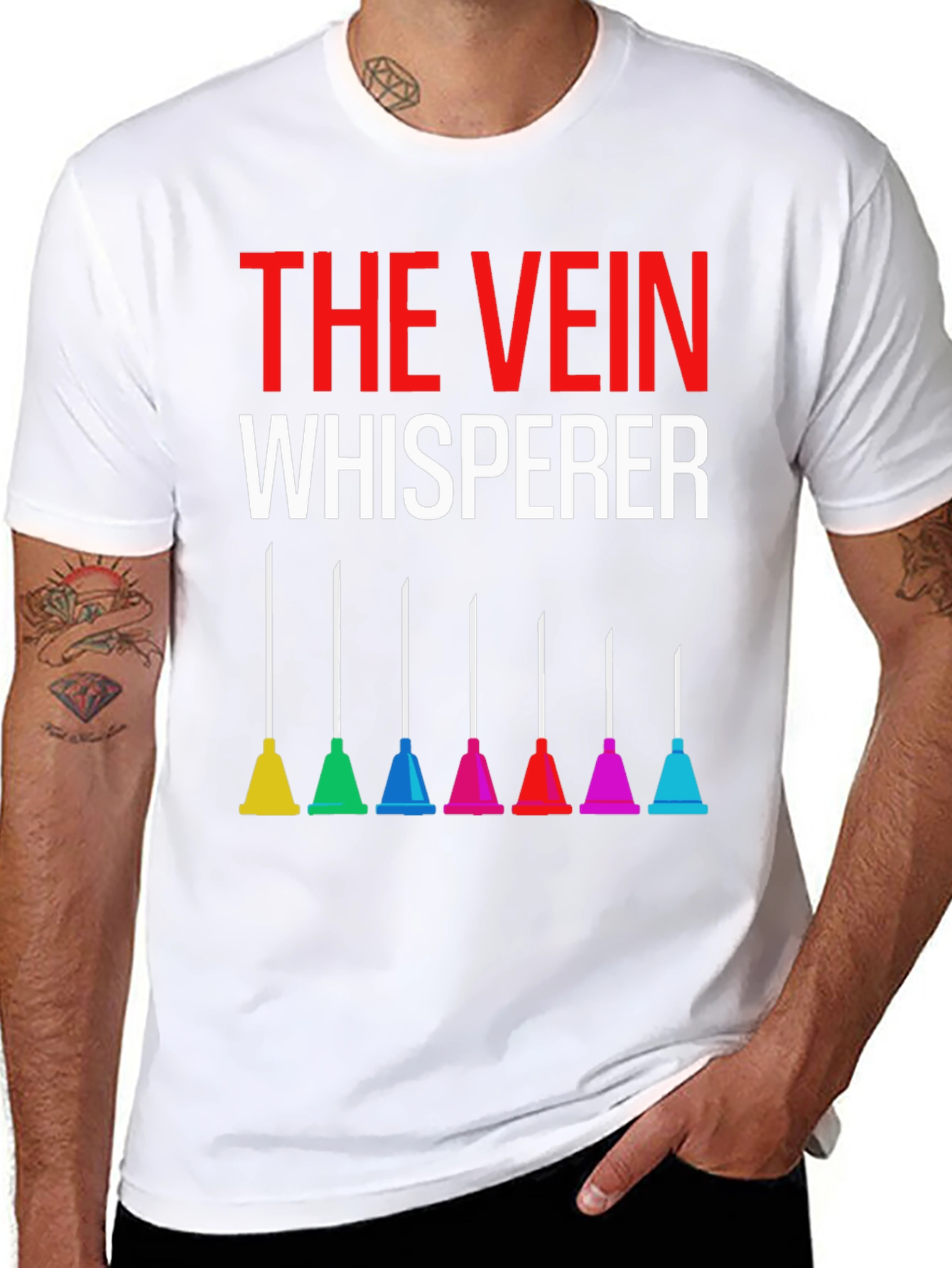 The Vein Whisperer T-Shirt Phlebotomist Gift